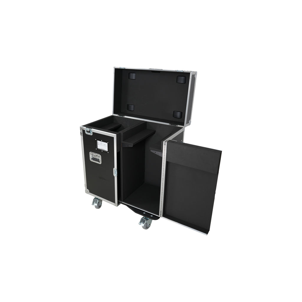 ATA Flight Style Road Case for 2 Large Moving Head Lighting Fixtures with 4x 4 inch Casters