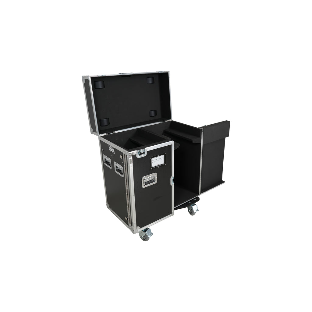 ATA Flight Style Road Case for 2 Large Moving Head Lighting Fixtures with 4x 4 inch Casters