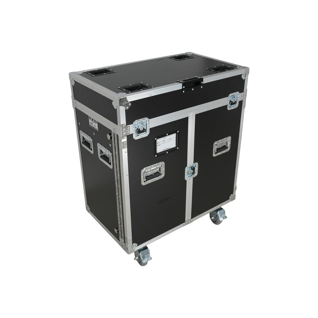 ATA Flight Style Road Case for 2 Large Moving Head Lighting Fixtures with 4x 4 inch Casters