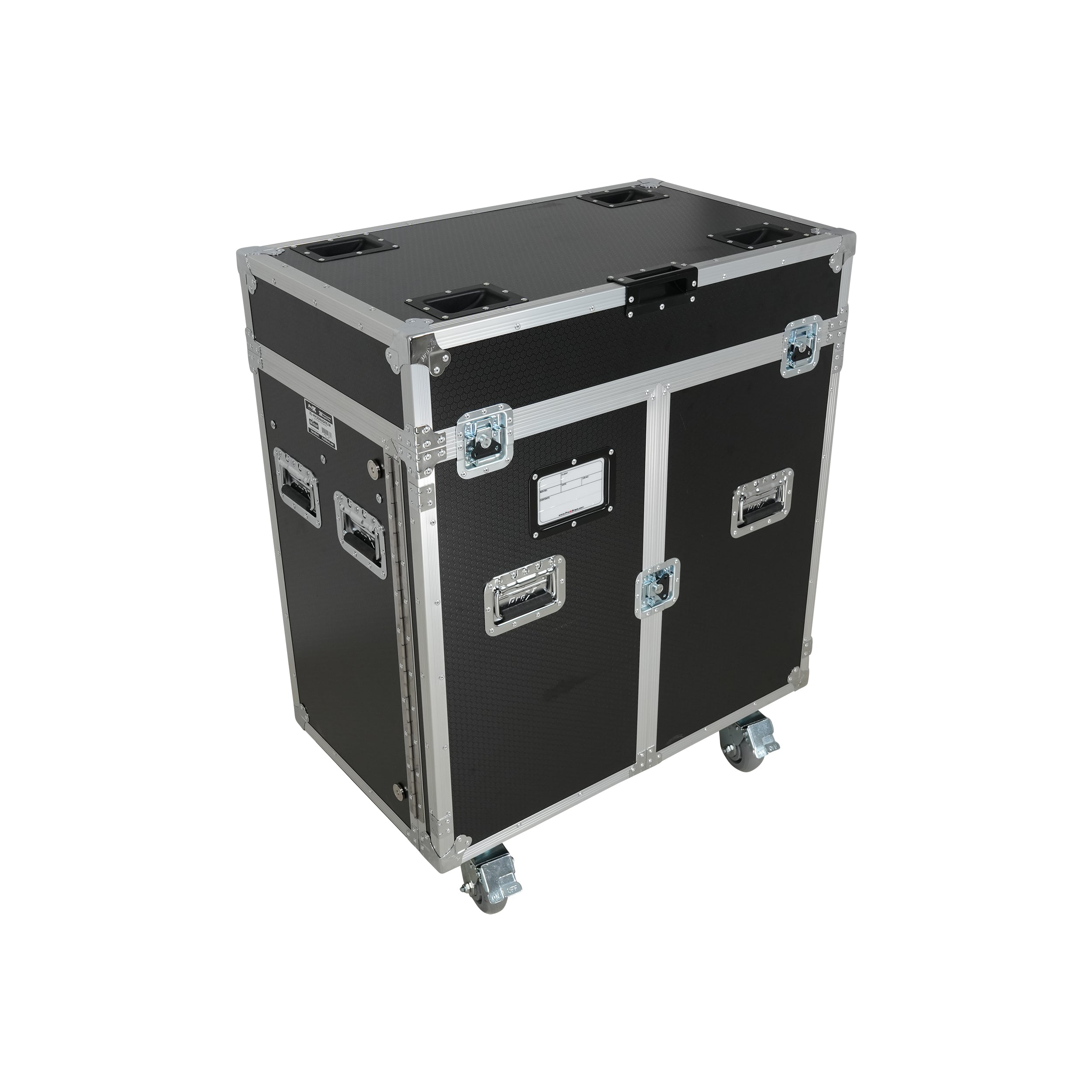 ATA Flight Style Road Case for 2 Large Moving Head Lighting Fixtures with 4x 4 inch Casters
