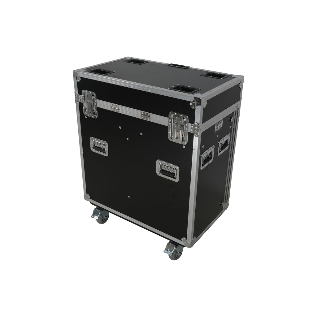 ATA Flight Style Road Case for 2 Large Moving Head Lighting Fixtures with 4x 4 inch Casters