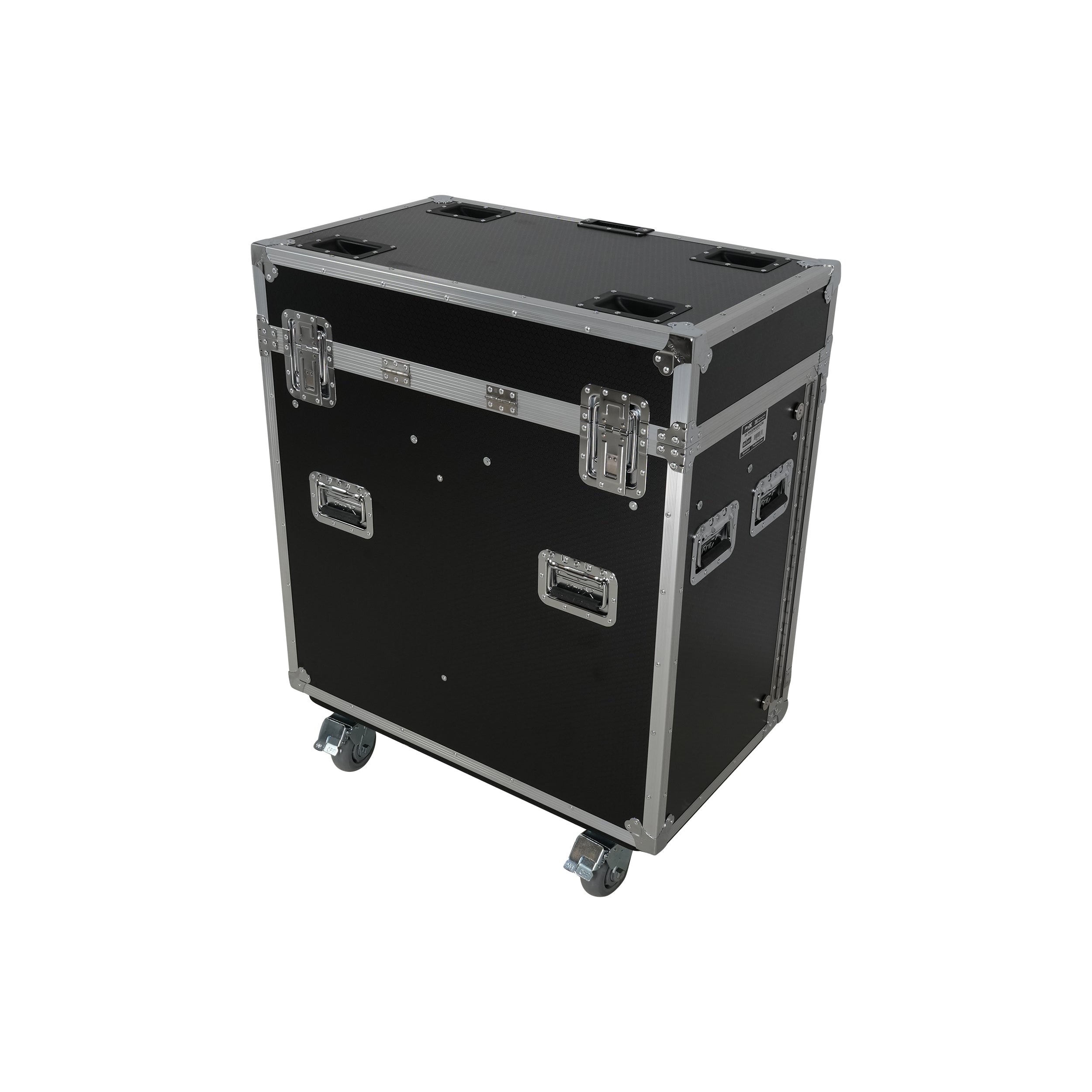 ATA Flight Style Road Case for 2 Large Moving Head Lighting Fixtures with 4x 4 inch Casters