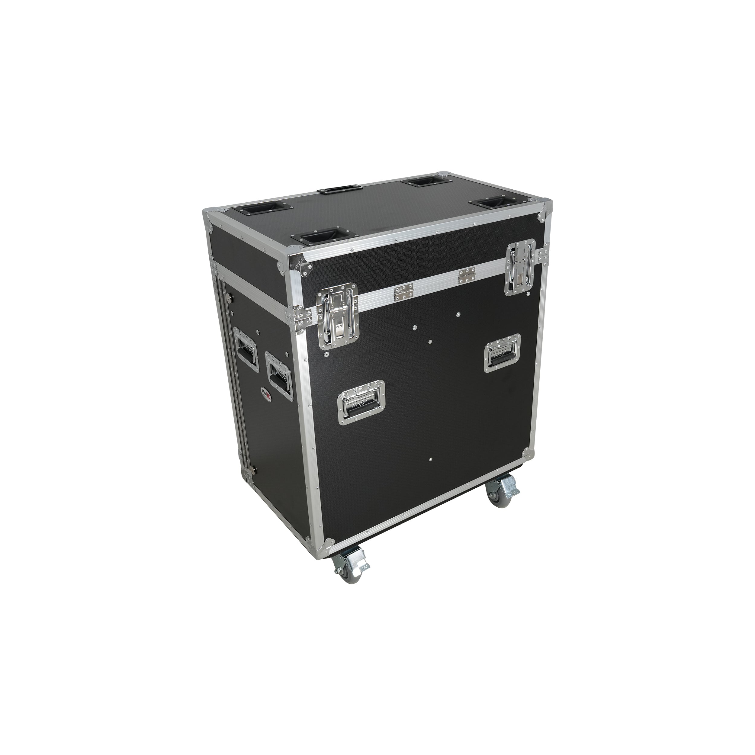 ATA Flight Style Road Case for 2 Large Moving Head Lighting Fixtures with 4x 4 inch Casters
