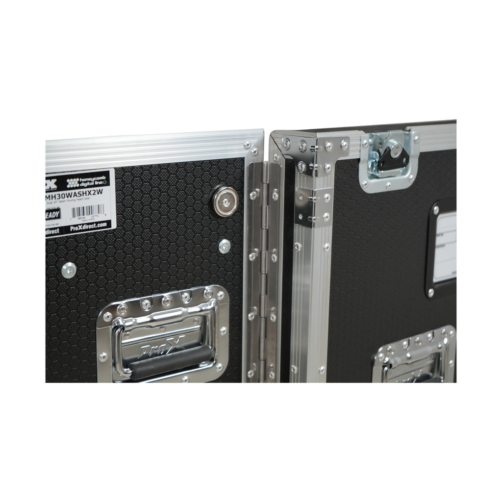 ATA Flight Style Road Case for 2 Large Moving Head Lighting Fixtures with 4x 4 inch Casters