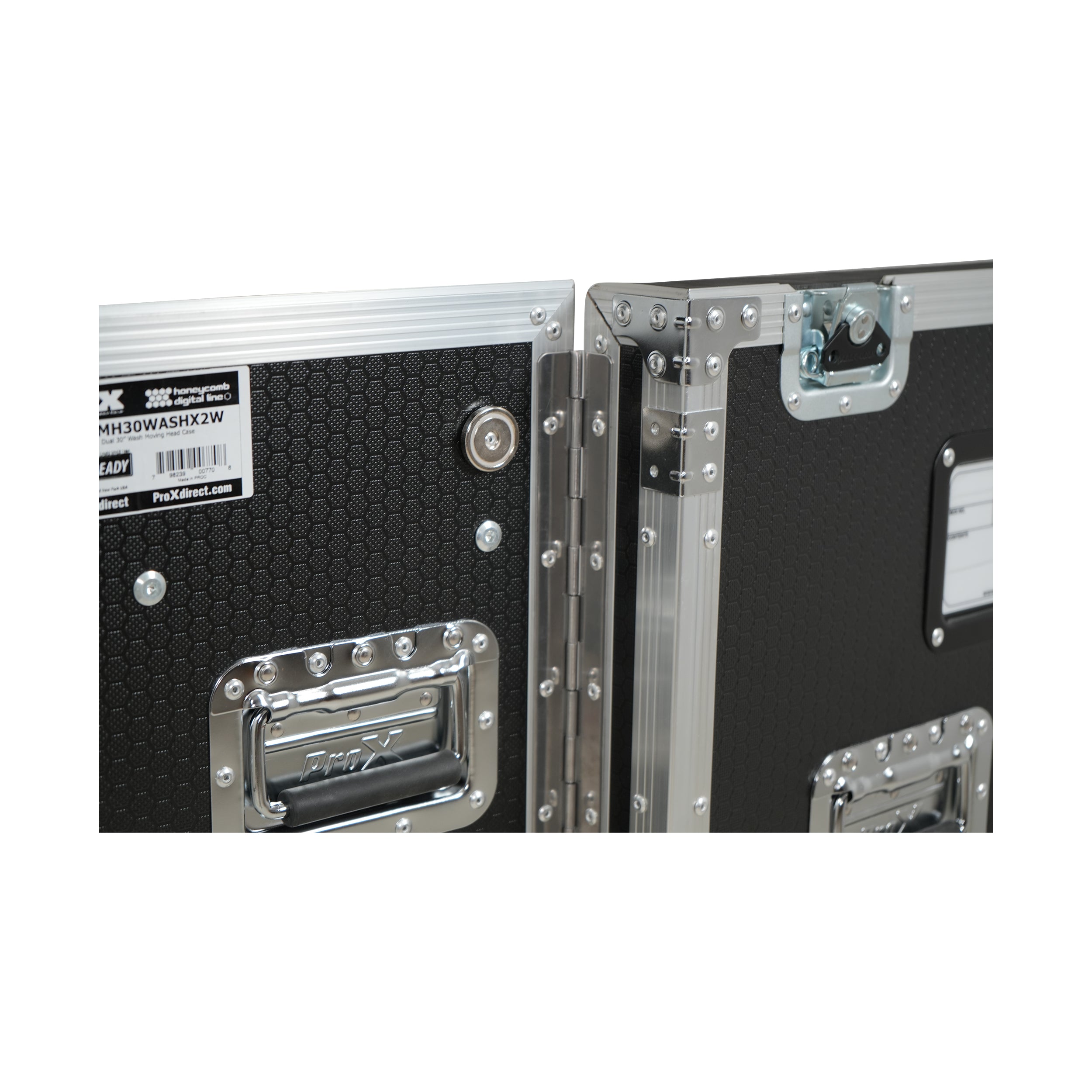 ATA Flight Style Road Case for 2 Large Moving Head Lighting Fixtures with 4x 4 inch Casters