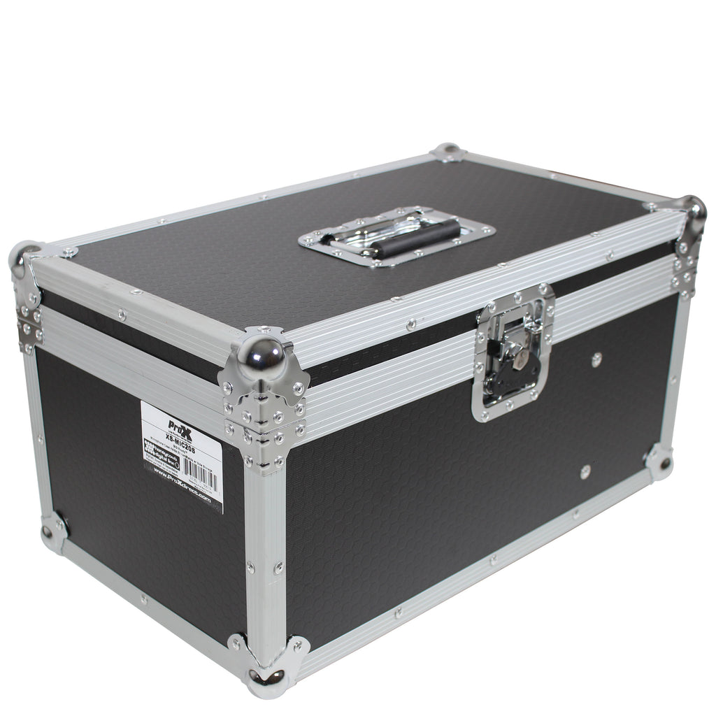 ATA Flight Case for (20) Wireless Wired Microphones with Additional Storage
