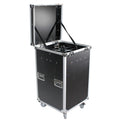 Microphone Stand Case Holds up to 25 Units W-Casters
