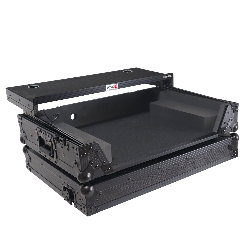 ATA Flight Style Road Case For Mixon 8 Pro with Laptop Shelf  and LED Black Finish