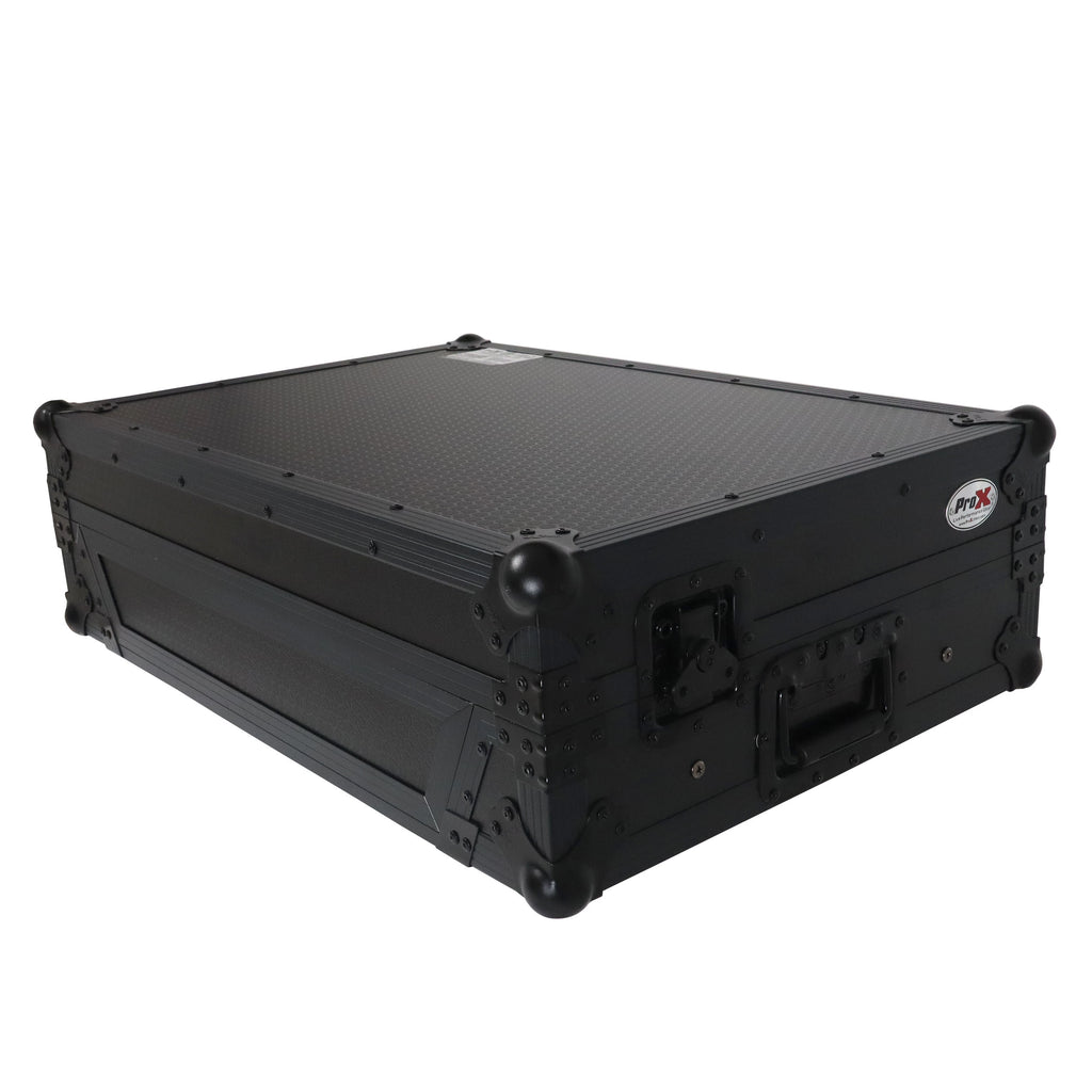 ATA Flight Style Road Case For Mixon 8 Pro with Laptop Shelf  and LED Black Finish