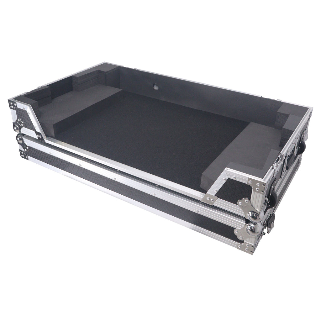 ATA Flight Style Road Case For Pioneer Opus Quad DJ Controller with 1U Rack Space and Wheels