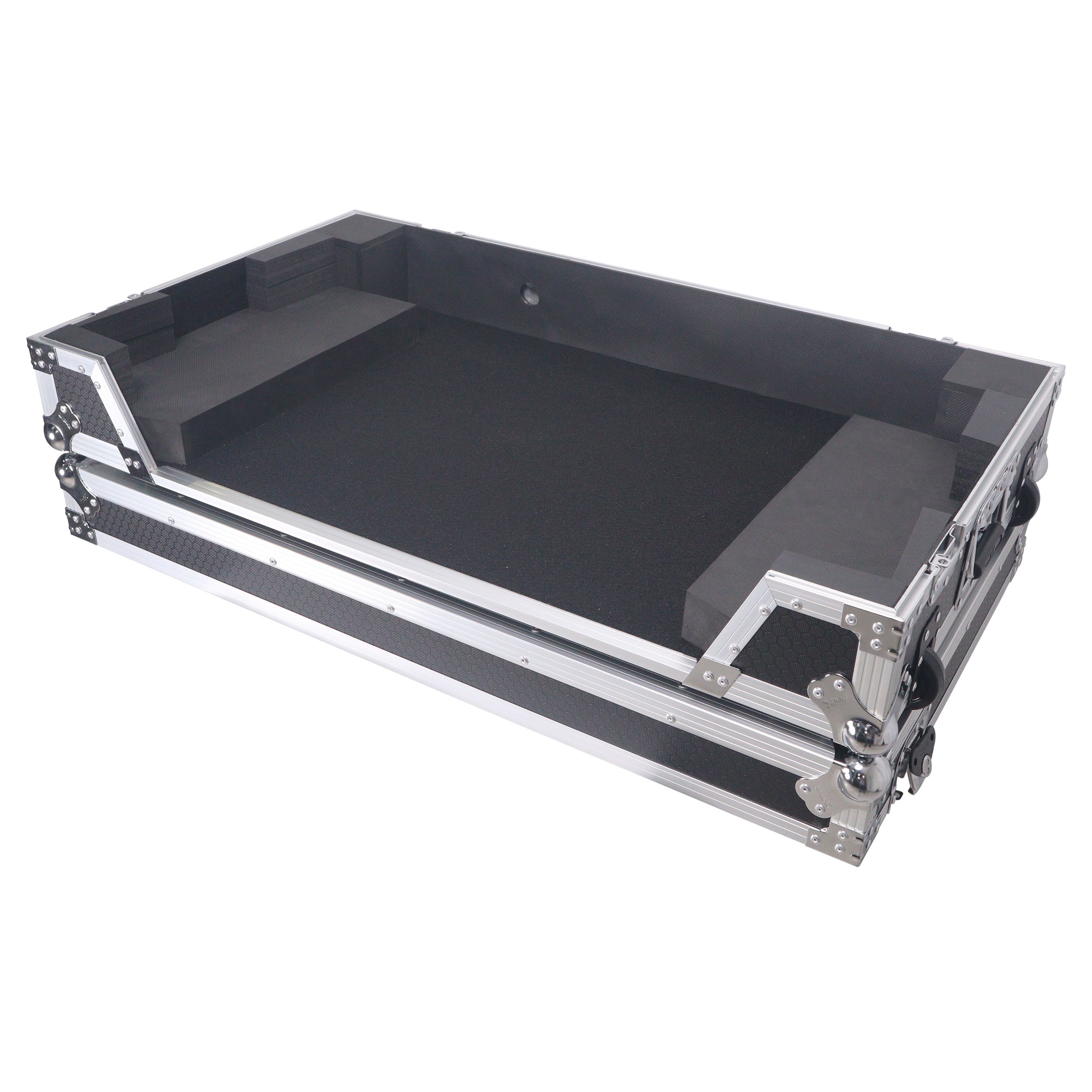 ATA Flight Style Road Case For Pioneer Opus Quad DJ Controller with 1U Rack Space and Wheels