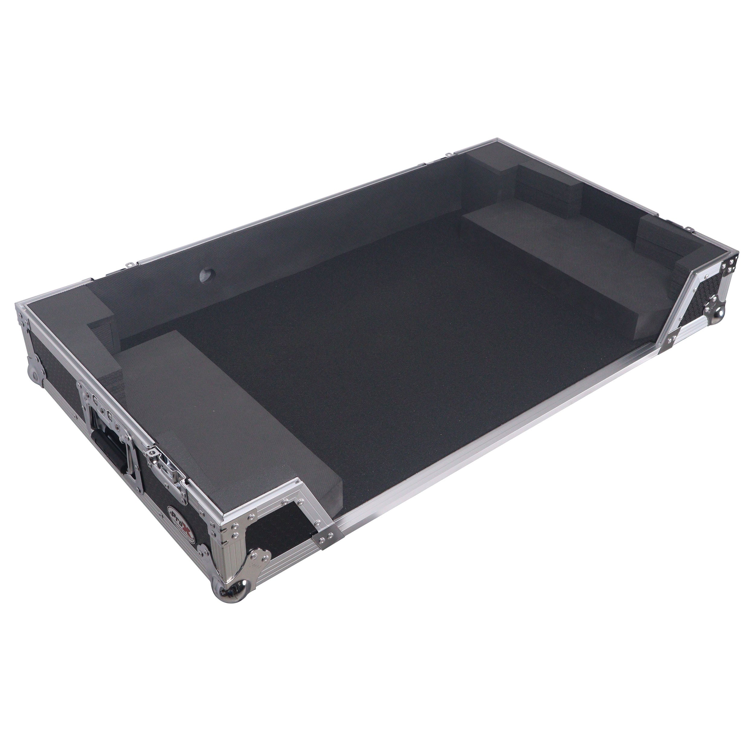 ATA Flight Style Road Case For Pioneer Opus Quad DJ Controller with 1U Rack Space and Wheels