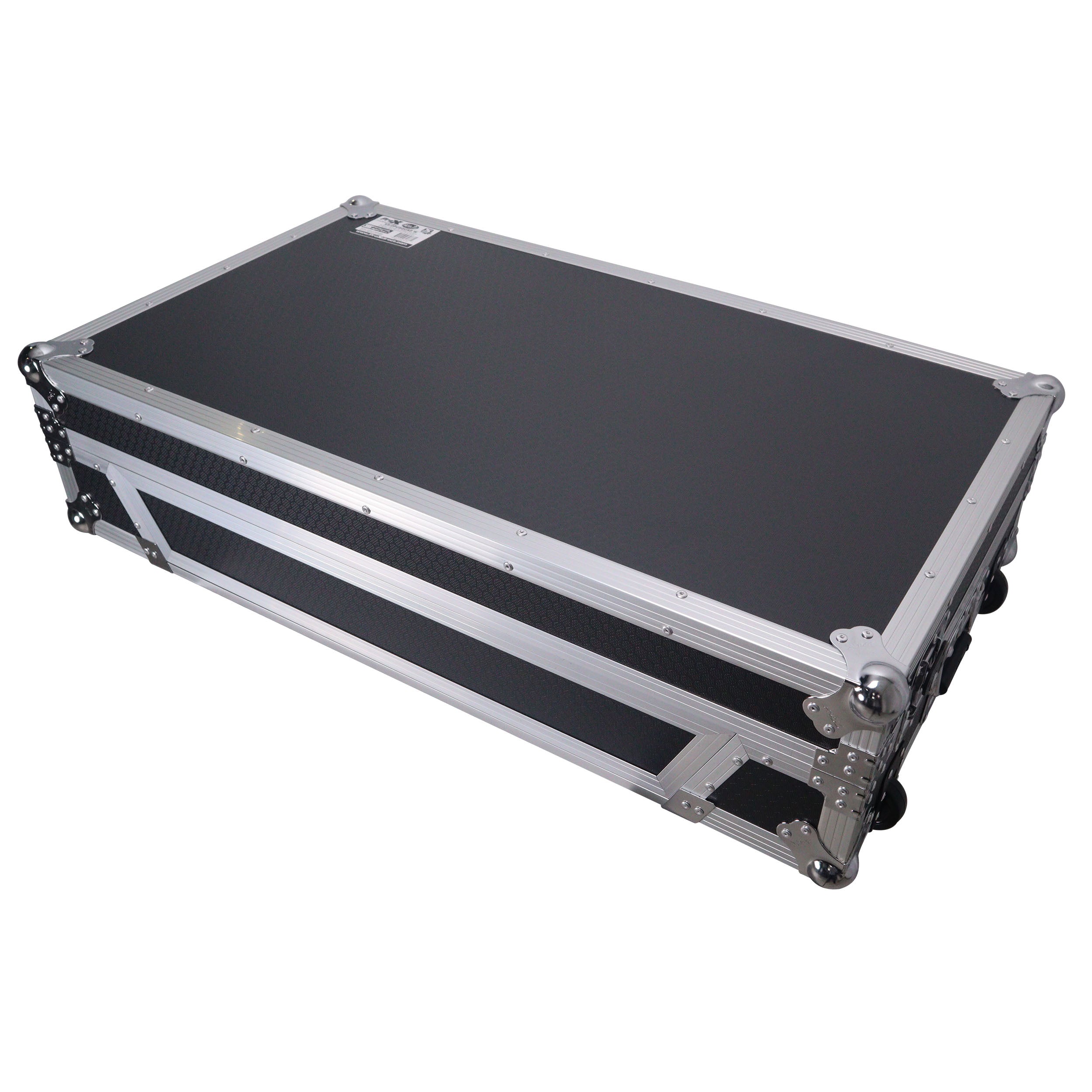 ATA Flight Style Road Case For Pioneer Opus Quad DJ Controller with 1U Rack Space and Wheels