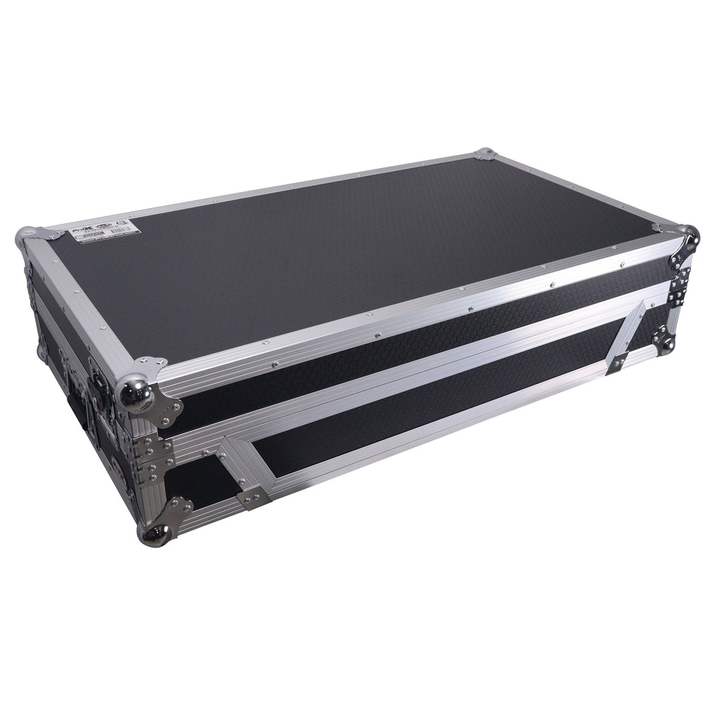ATA Flight Style Road Case For Pioneer Opus Quad DJ Controller with 1U Rack Space and Wheels