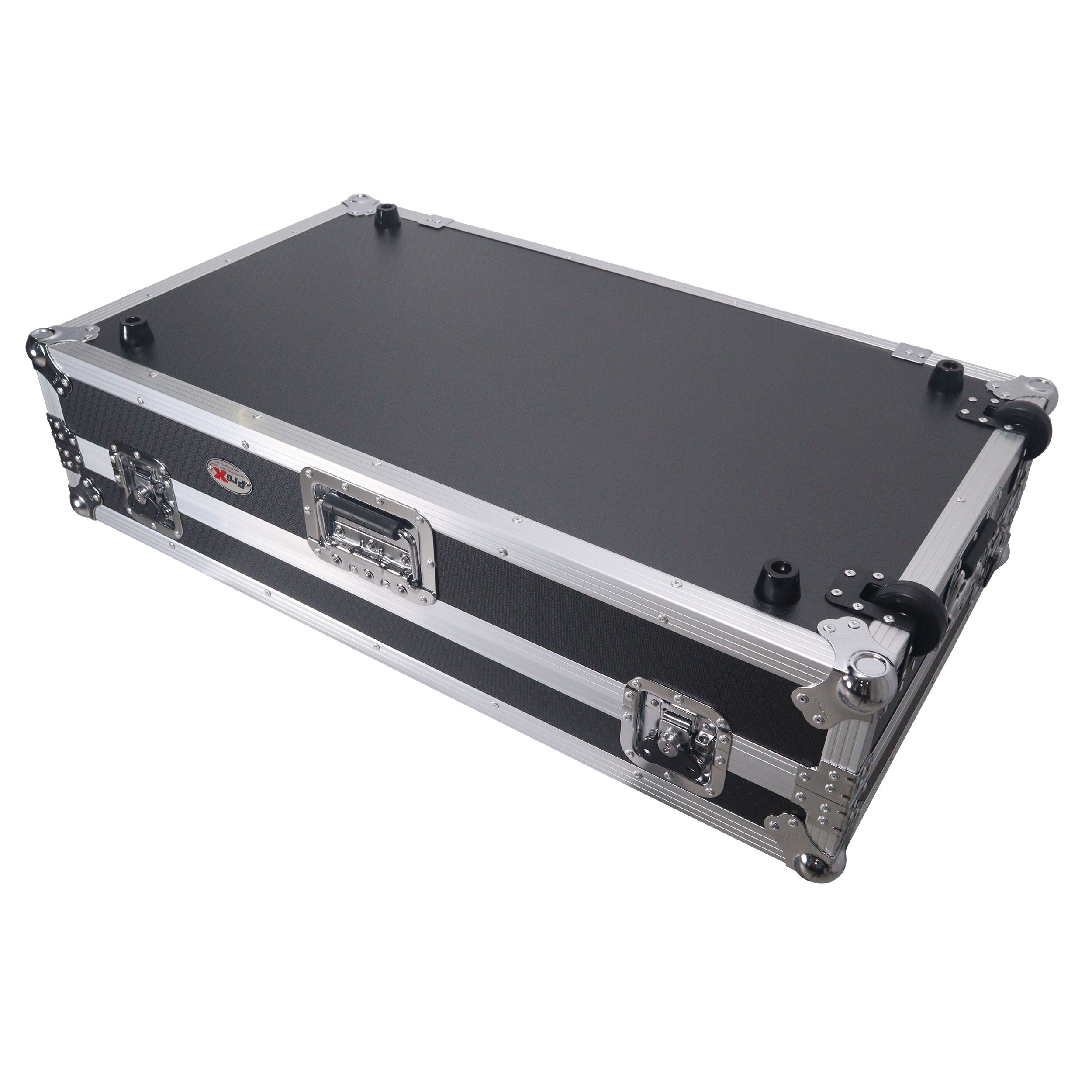 ATA Flight Style Road Case For Pioneer Opus Quad DJ Controller with 1U Rack Space and Wheels