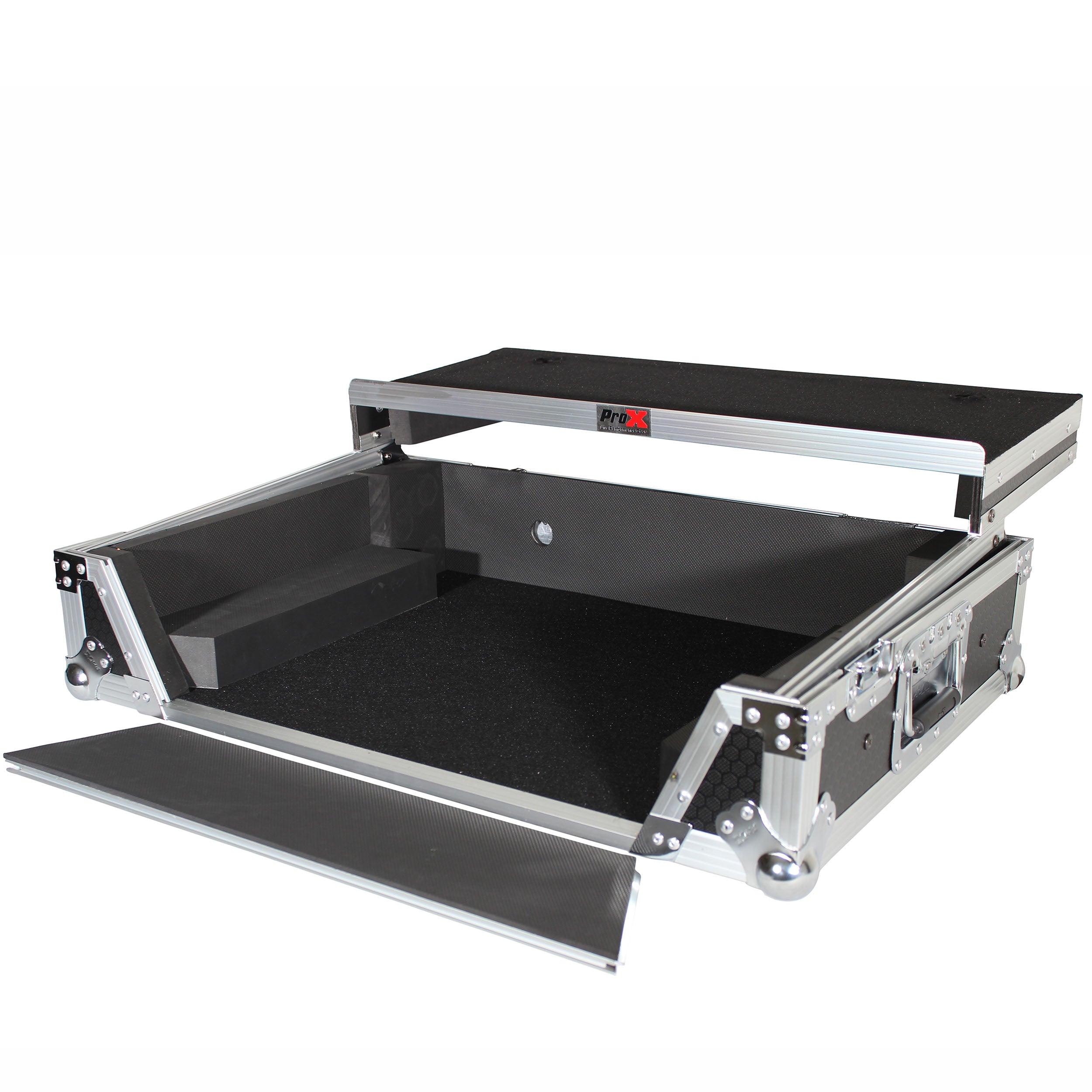 ATA Flight Case For Denon PRIME 2 DJ Controller with Laptop Shelf