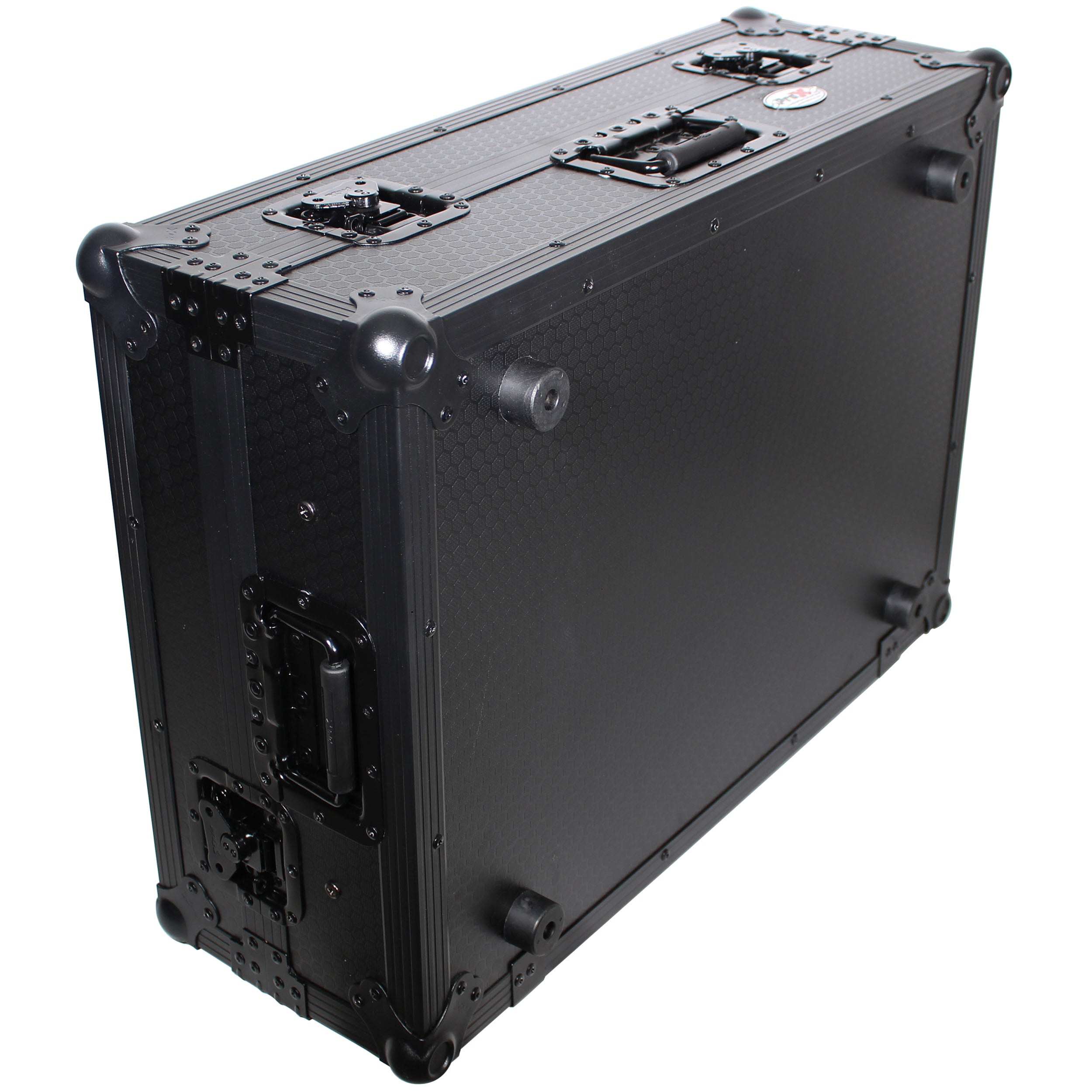 ATA Flight Case For Denon PRIME 2 DJ Controller with Laptop Shelf 1U Rack Space - Black
