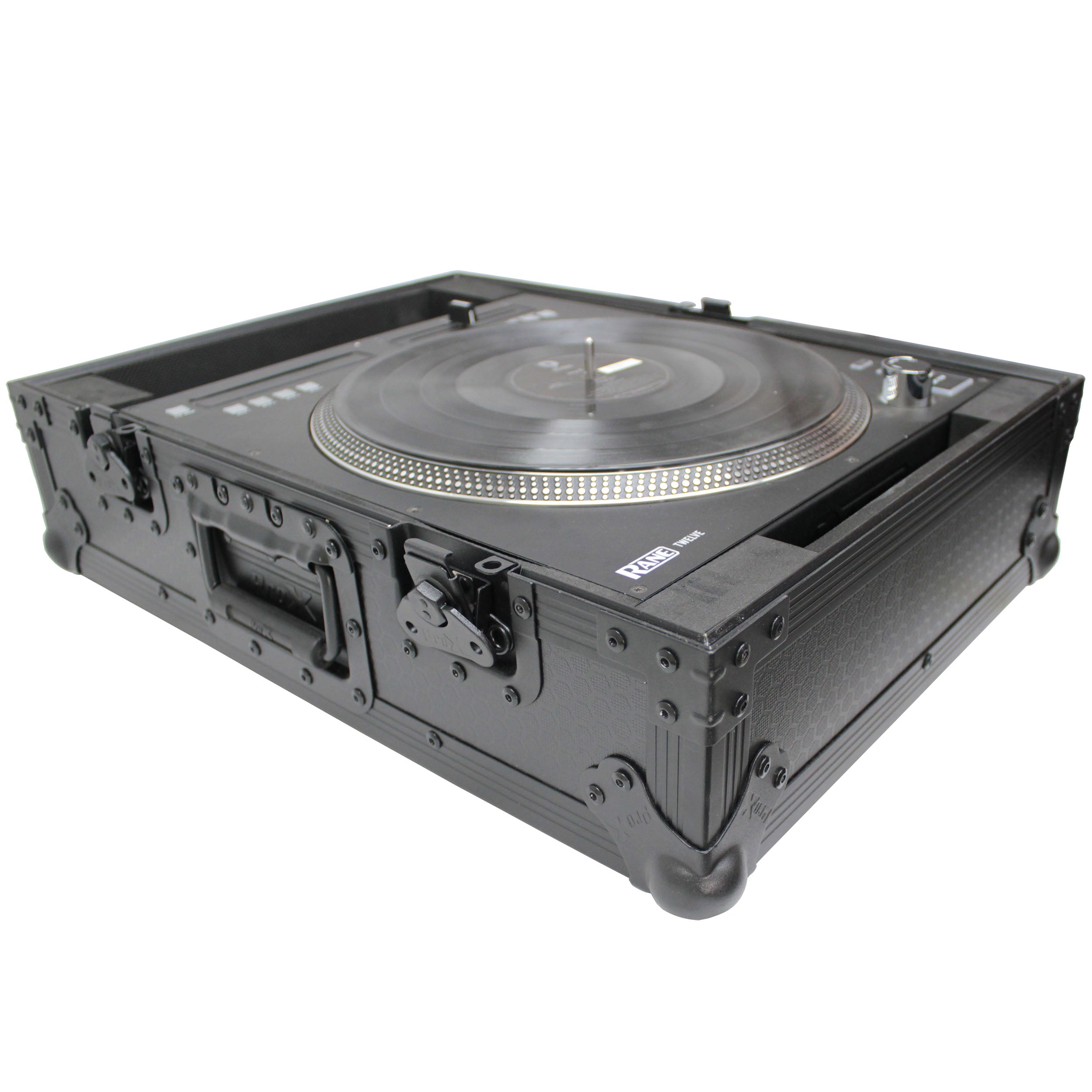 Flight Case for Rane 12 Motorized DJ Control System | Black on Black