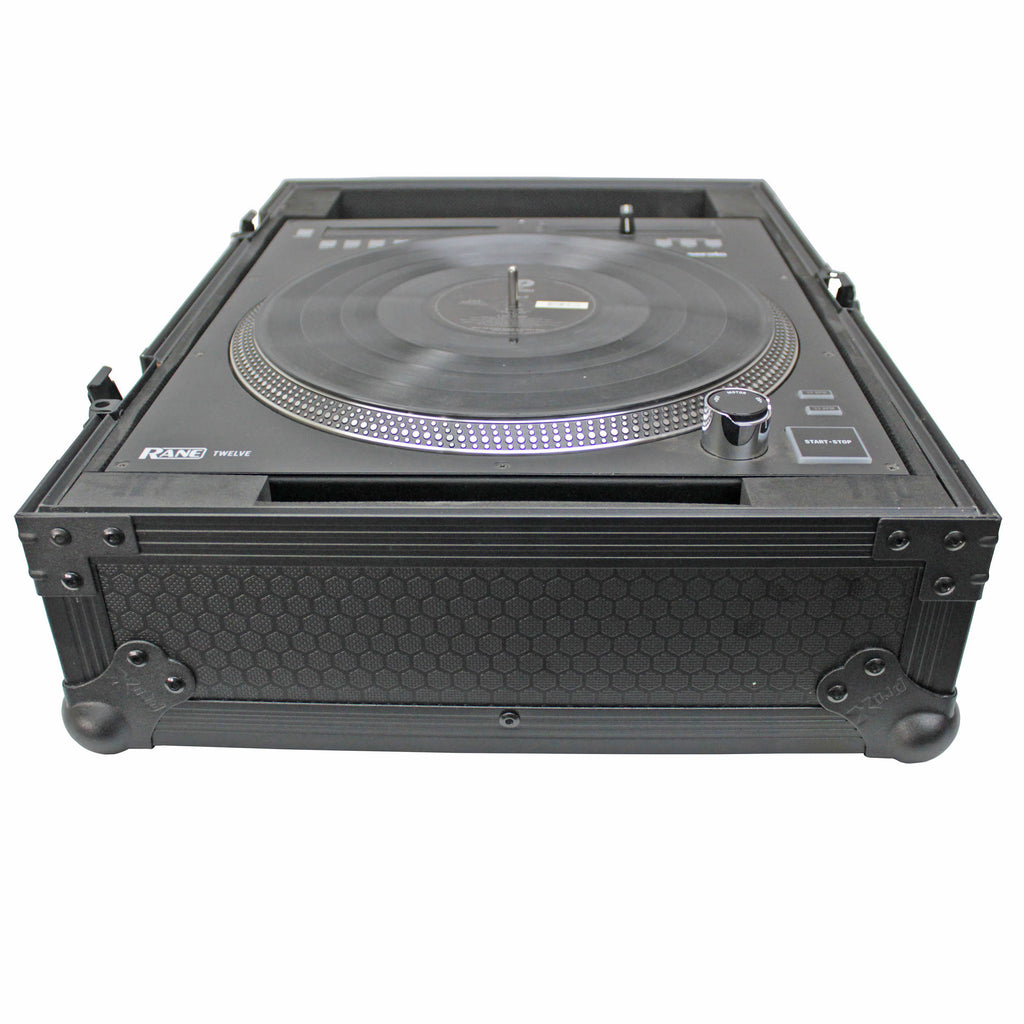 Flight Case for Rane 12 Motorized DJ Control System | Black on Black