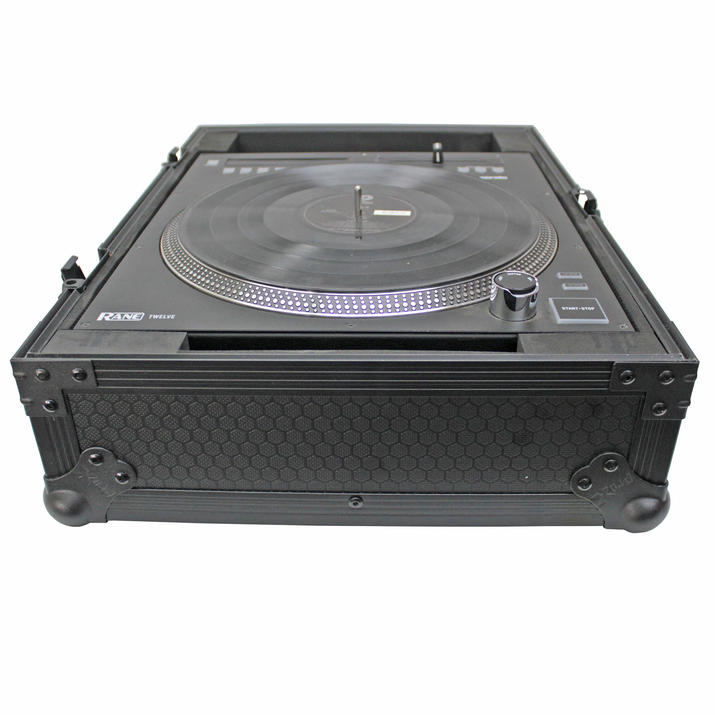Flight Case for Rane 12 Motorized DJ Control System | Black on Black