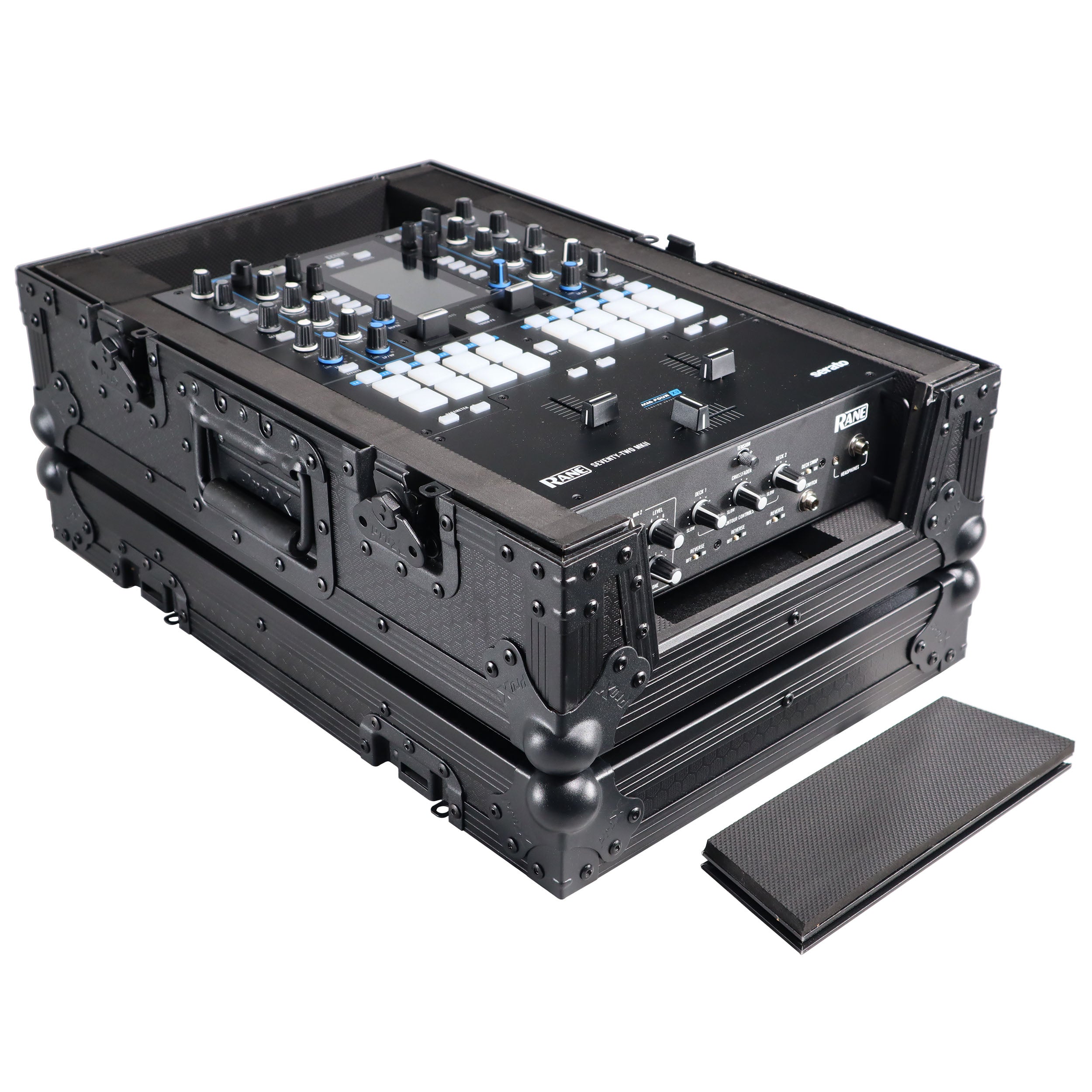 Flight Case for Rane Seventy-Two 72 and Rane Seventy   DJ Mixer | Black on Black