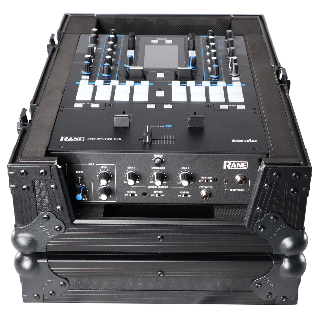 Flight Case for Rane Seventy-Two 72 and Rane Seventy   DJ Mixer | Black on Black