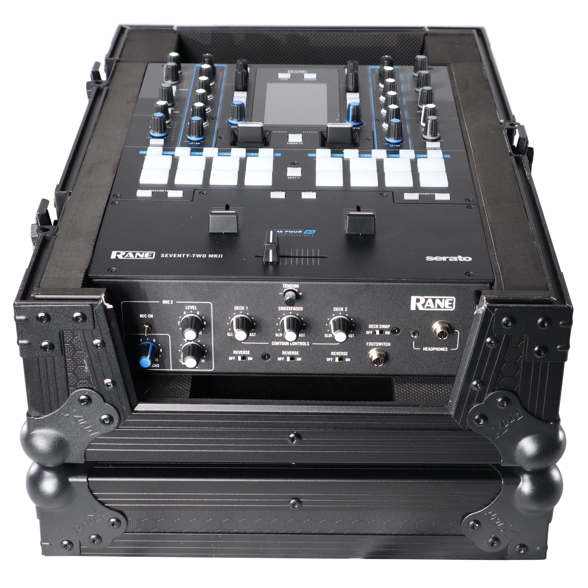 Flight Case for Rane Seventy-Two 72 and Rane Seventy   DJ Mixer | Black on Black