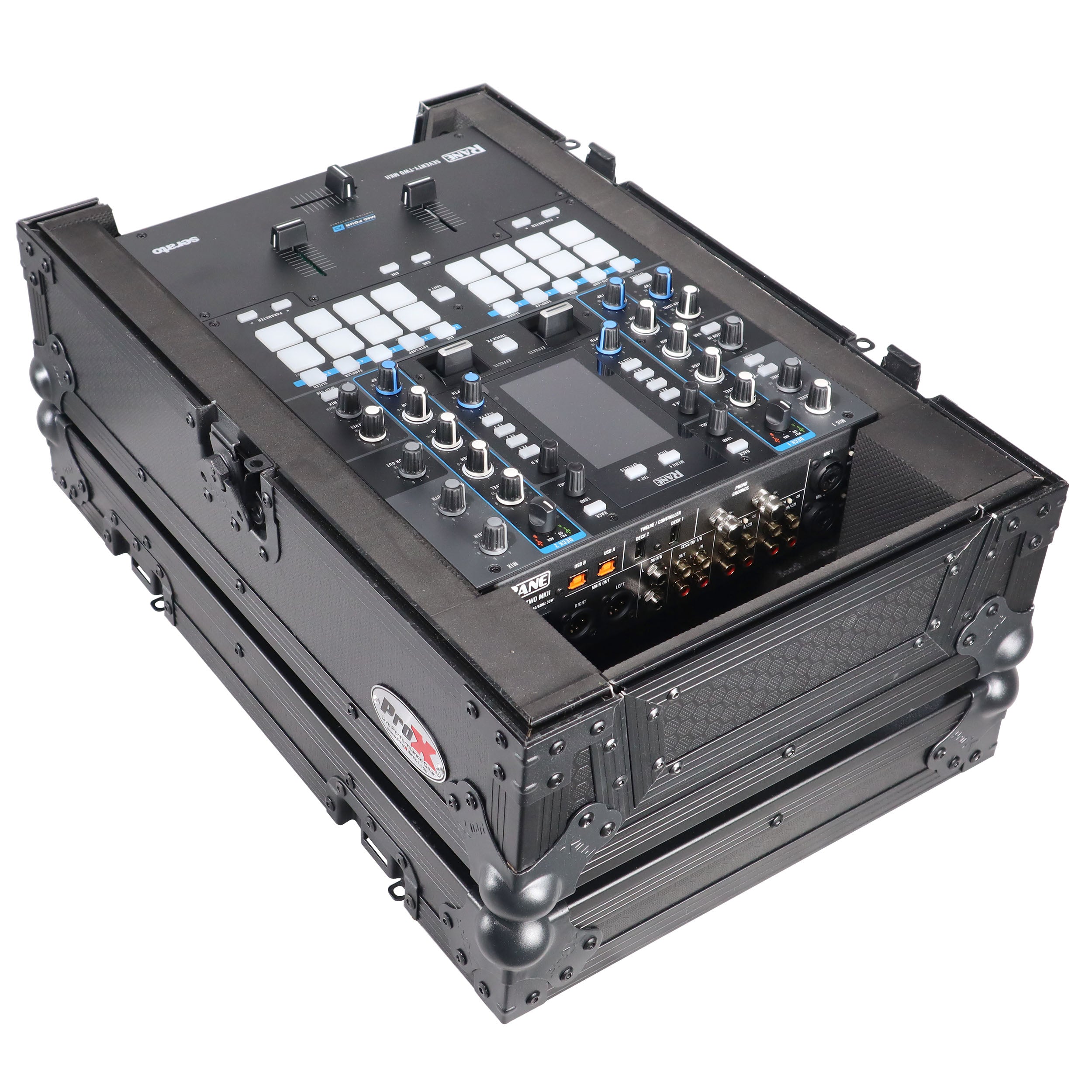 Flight Case for Rane Seventy-Two 72 and Rane Seventy   DJ Mixer | Black on Black