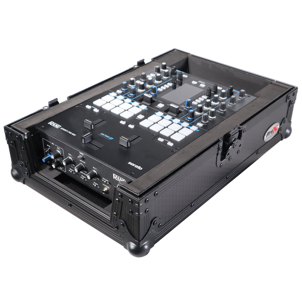 Flight Case for Rane Seventy-Two 72 and Rane Seventy   DJ Mixer | Black on Black