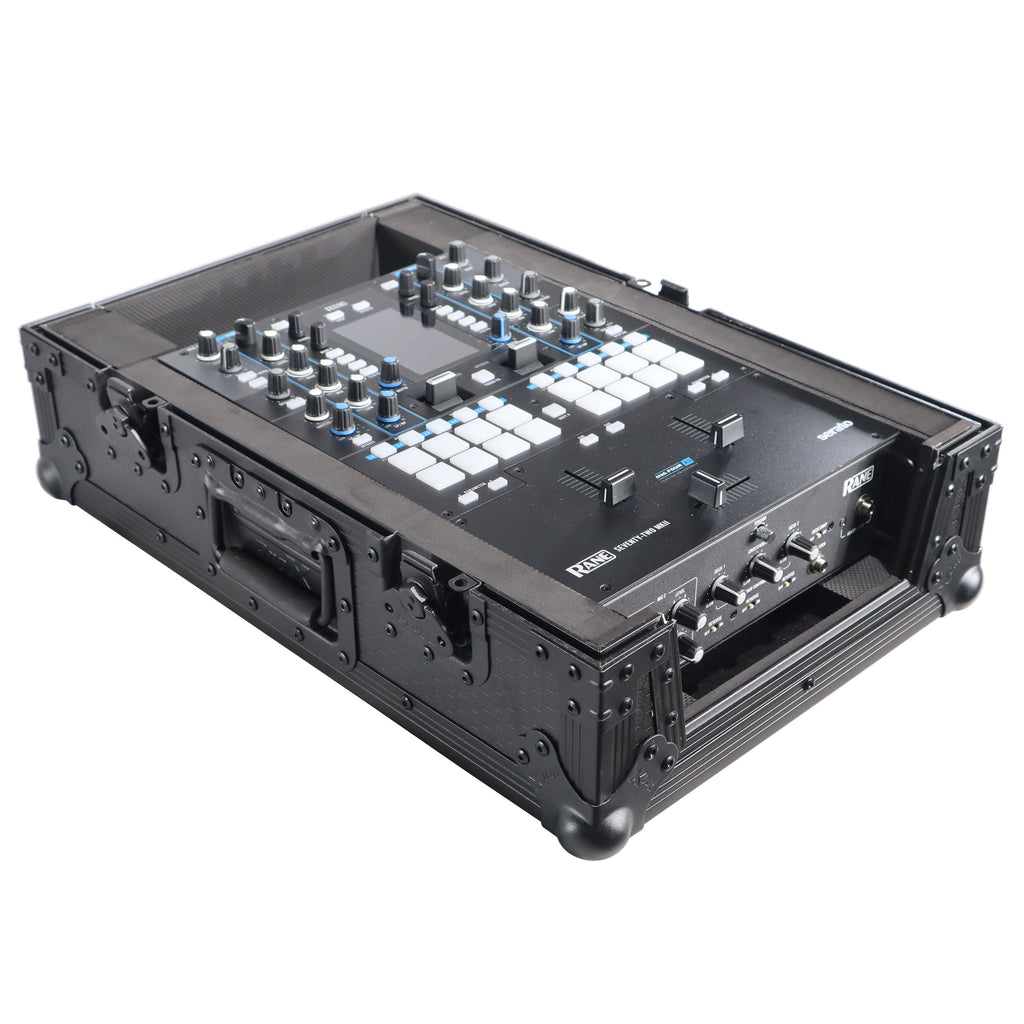 Flight Case for Rane Seventy-Two 72 and Rane Seventy   DJ Mixer | Black on Black