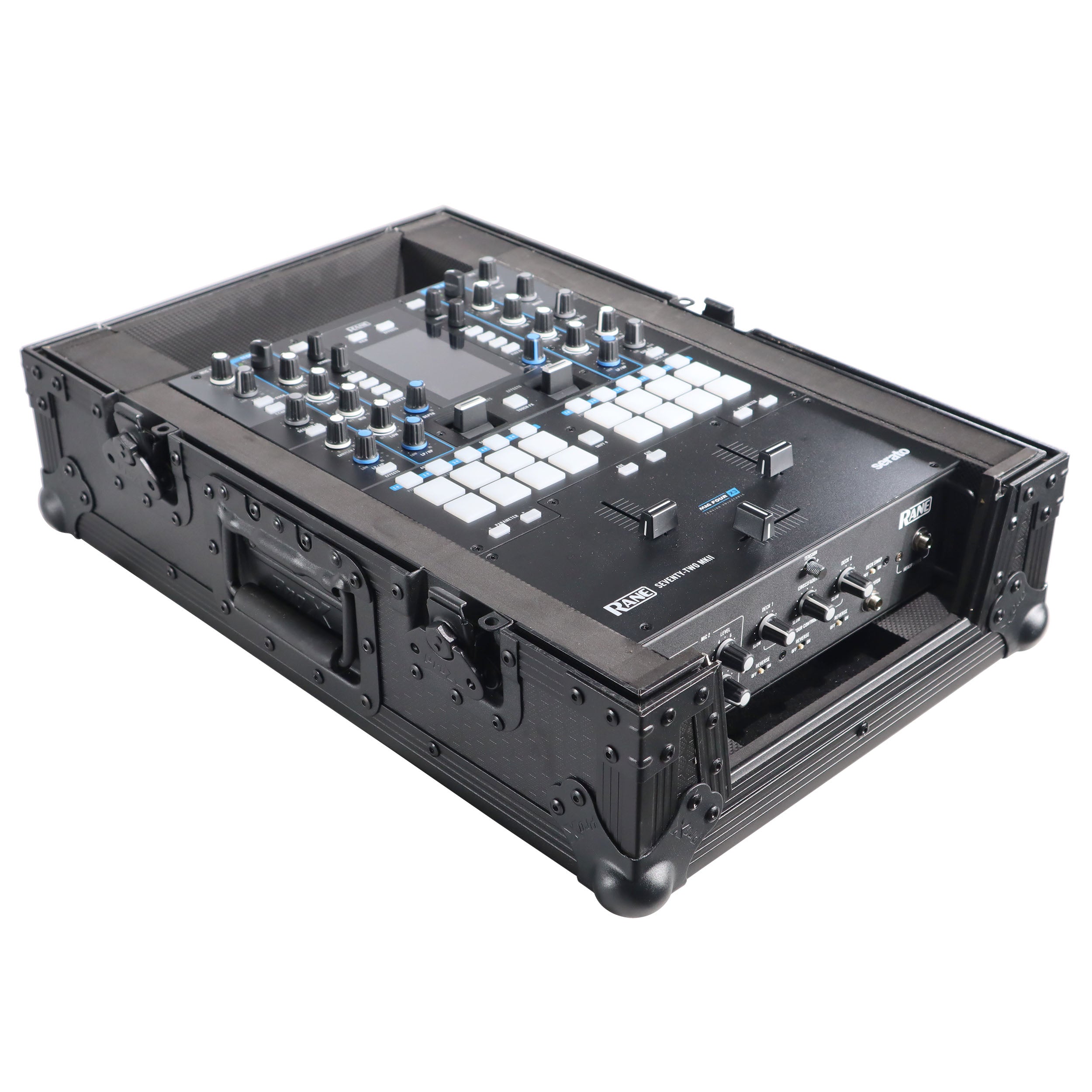 Flight Case for Rane Seventy-Two 72 and Rane Seventy   DJ Mixer | Black on Black