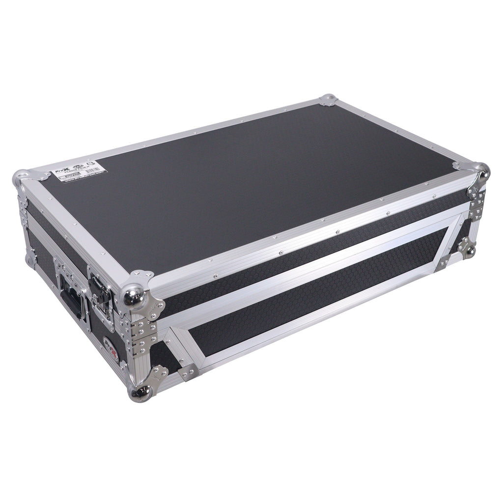 ATA Flight Style Road Case For RANE Four or RANE Performer DJ Controller with 1U Rack Space and Wheels