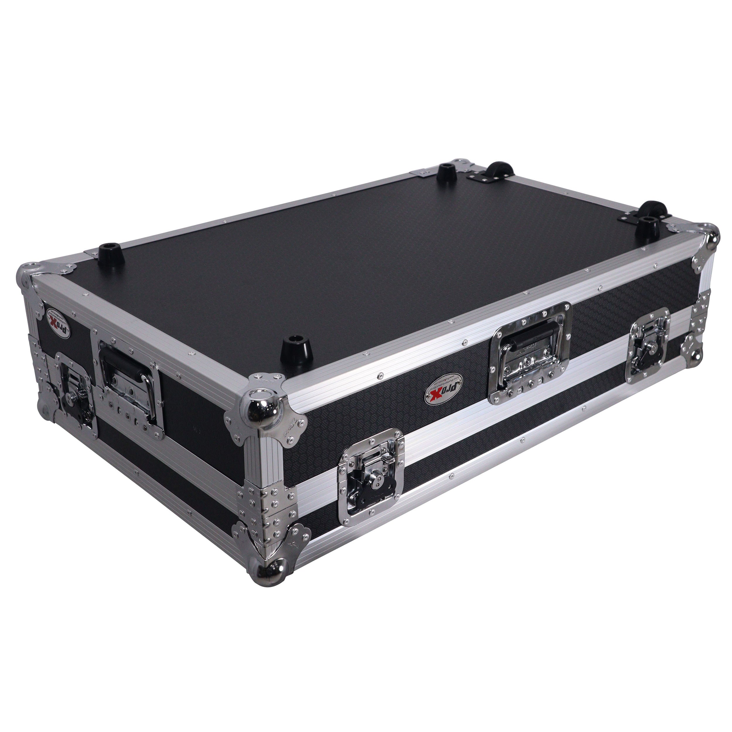 ATA Flight Style Road Case For RANE Four or RANE Performer DJ Controller with 1U Rack Space and Wheels