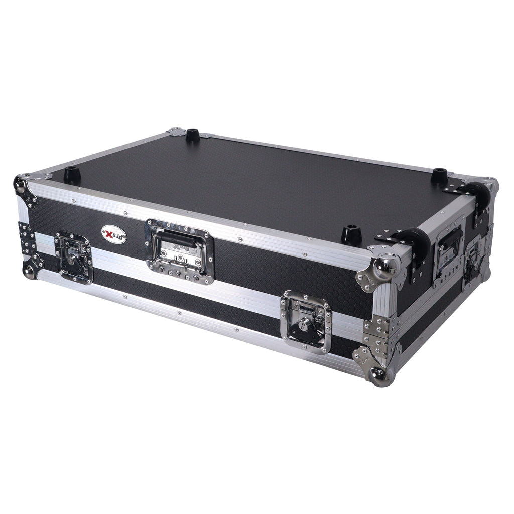 ATA Flight Style Road Case For RANE Four or RANE Performer DJ Controller with 1U Rack Space and Wheels