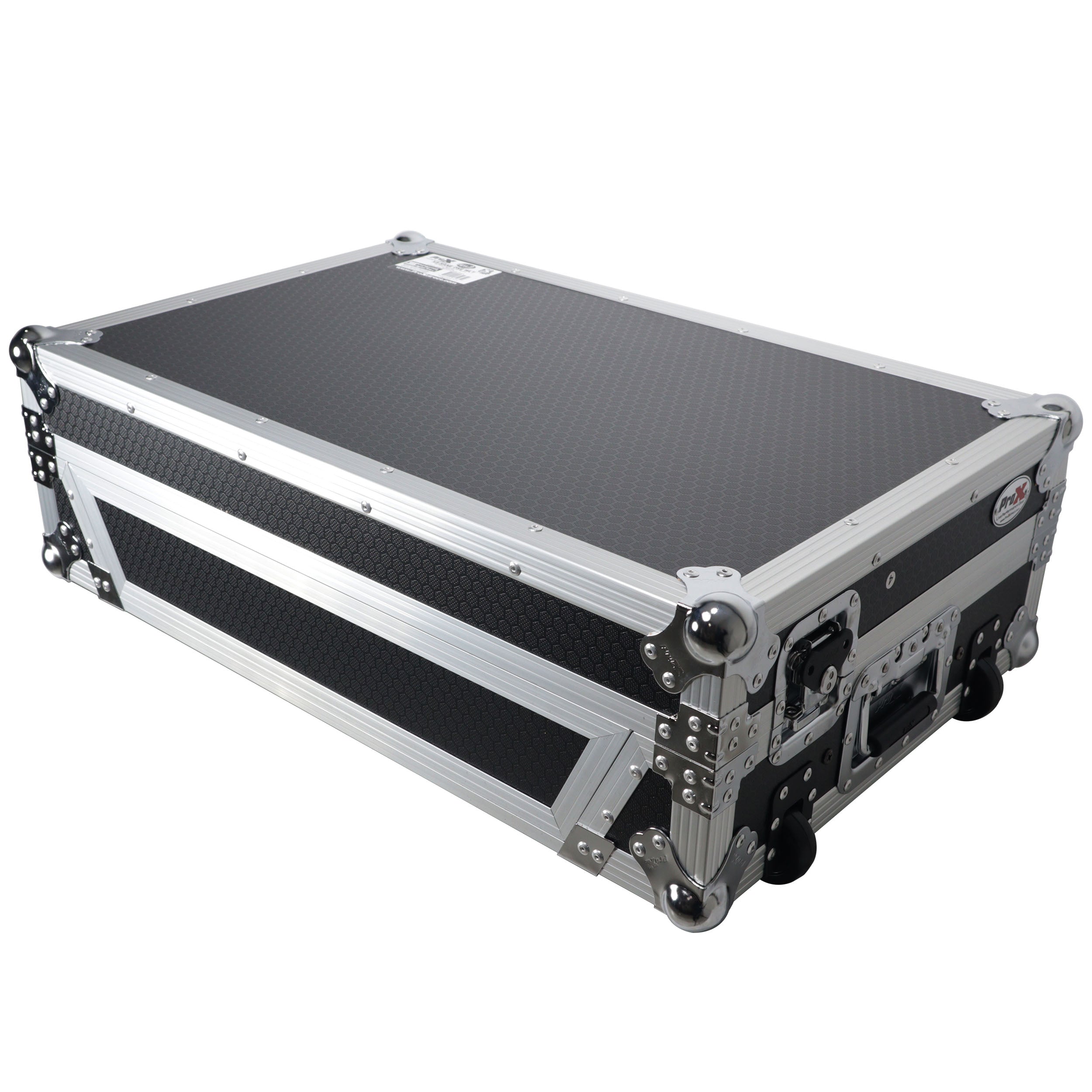 Flight Case For RANE ONE DJ Controller with Sliding Laptop Shelf, 1U Rack, and Wheels