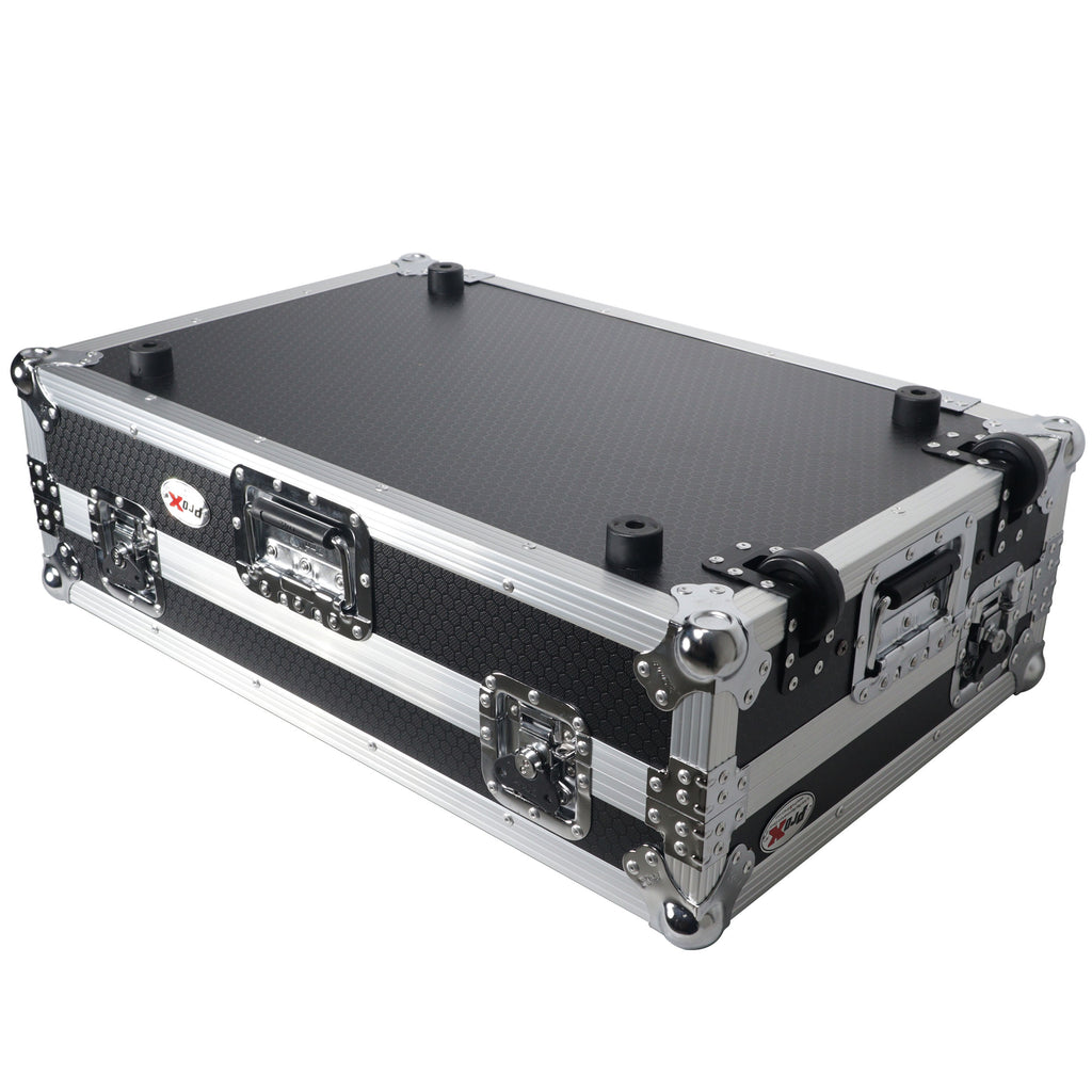 Flight Case For RANE ONE DJ Controller with Sliding Laptop Shelf, 1U Rack, and Wheels
