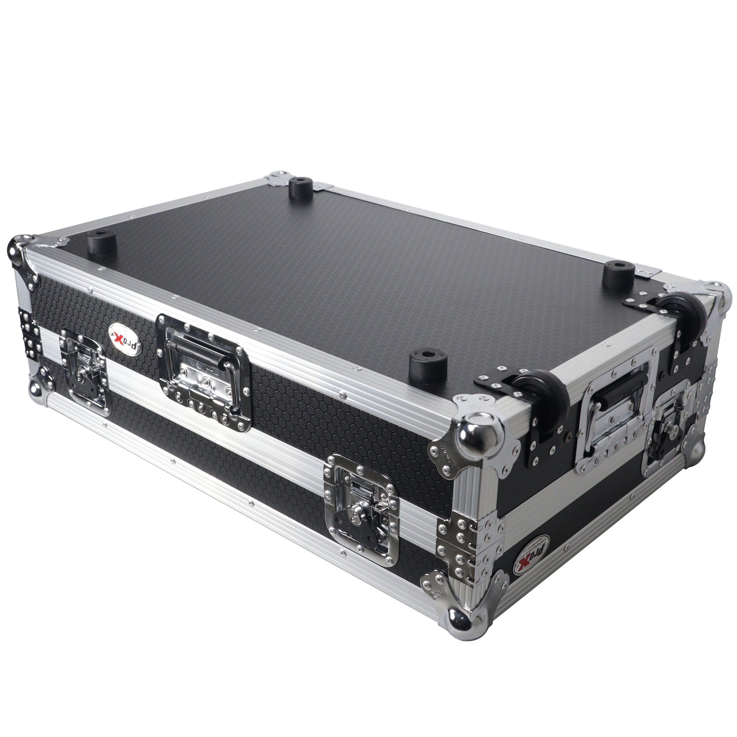 Flight Case For RANE ONE DJ Controller with Sliding Laptop Shelf, 1U Rack, and Wheels