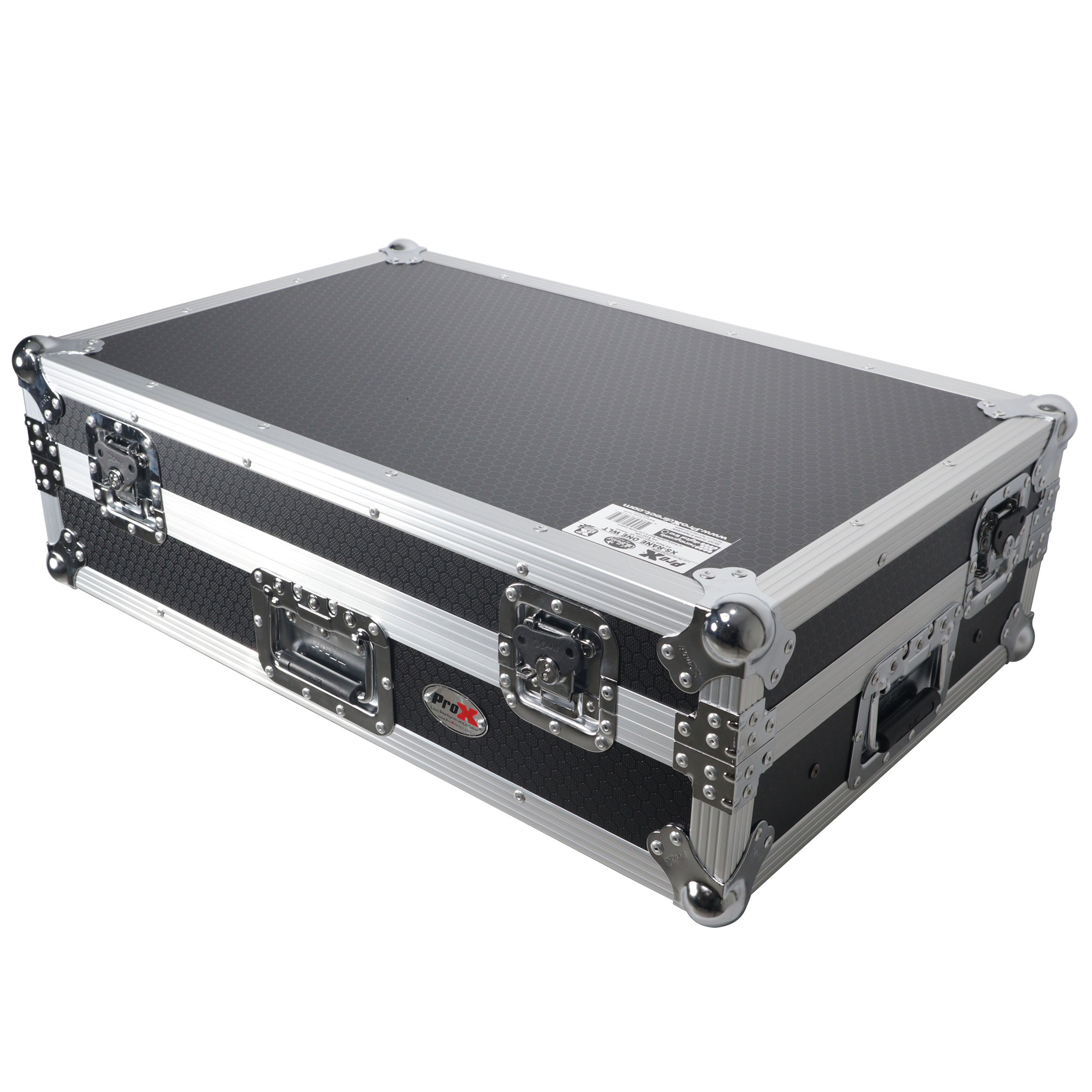 Flight Case For RANE ONE DJ Controller with Sliding Laptop Shelf, 1U Rack, and Wheels
