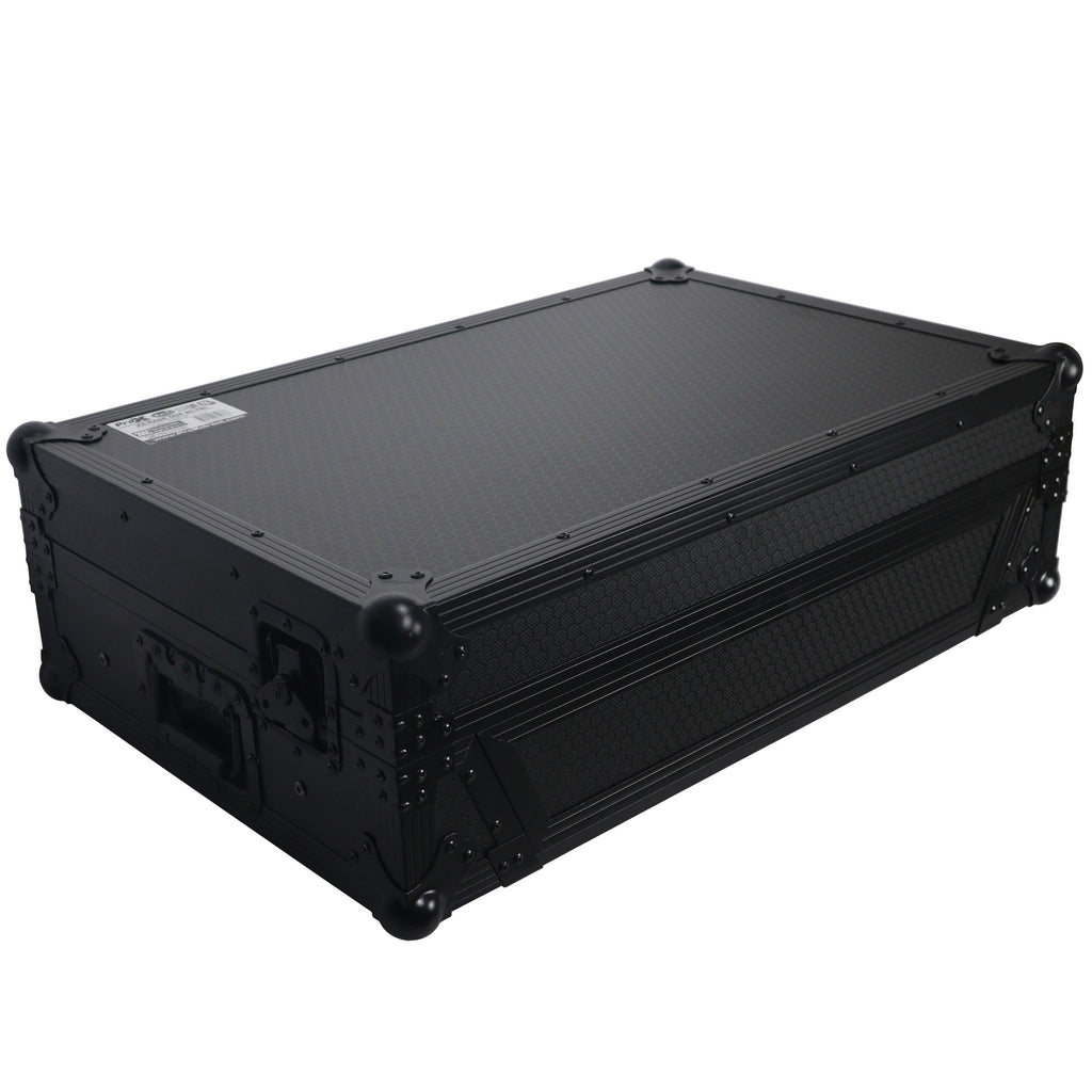 Flight Case For RANE ONE Dj Controller W-Sliding Laptop Shelf & Wheels| Black on Black