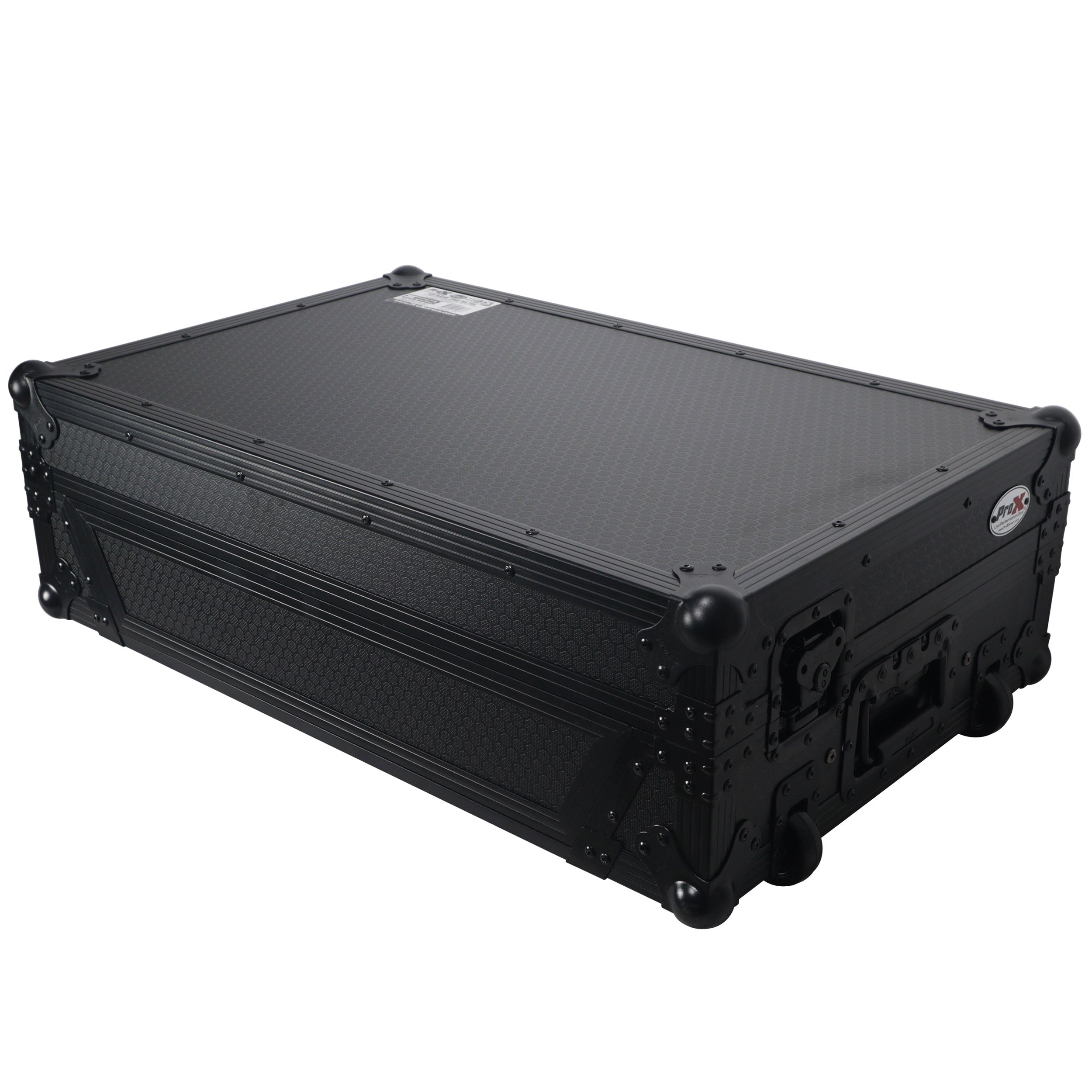 Flight Case For RANE ONE Dj Controller W-Sliding Laptop Shelf & Wheels| Black on Black