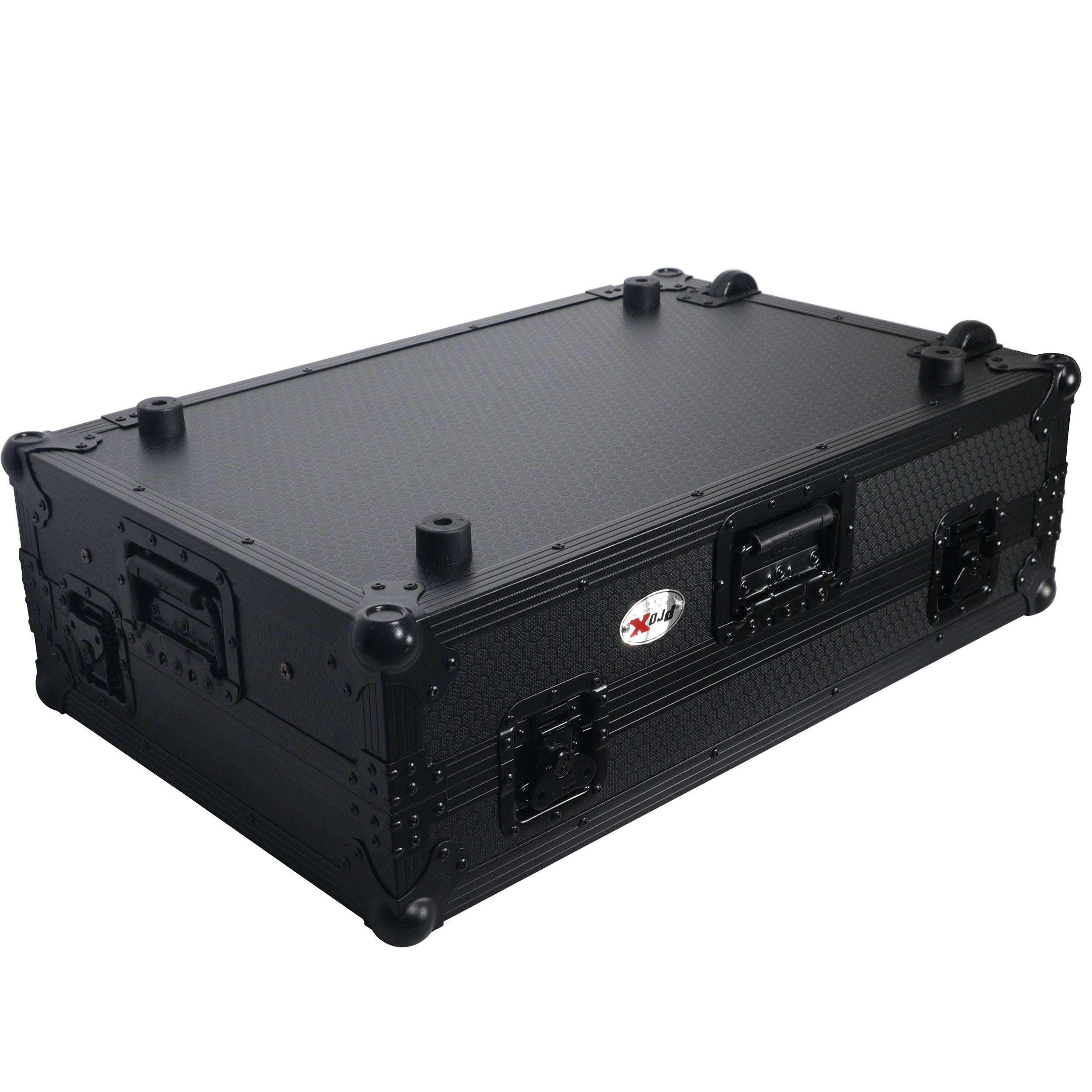 Flight Case For RANE ONE Dj Controller W-Sliding Laptop Shelf & Wheels| Black on Black
