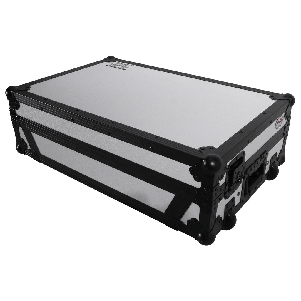 ATA Style Road Case For Rane ONE DJ Controller Limited Edition White Black w/ Sliding Laptop Shelf and Wheels