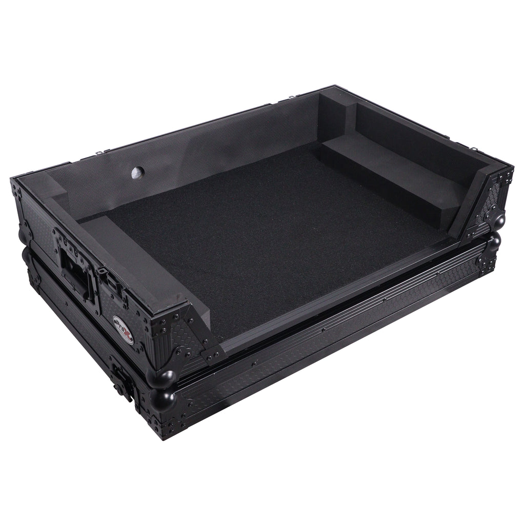 Flight Case For RANE SYSTEM ONE Dj Controller Wheels Black on Black 1U