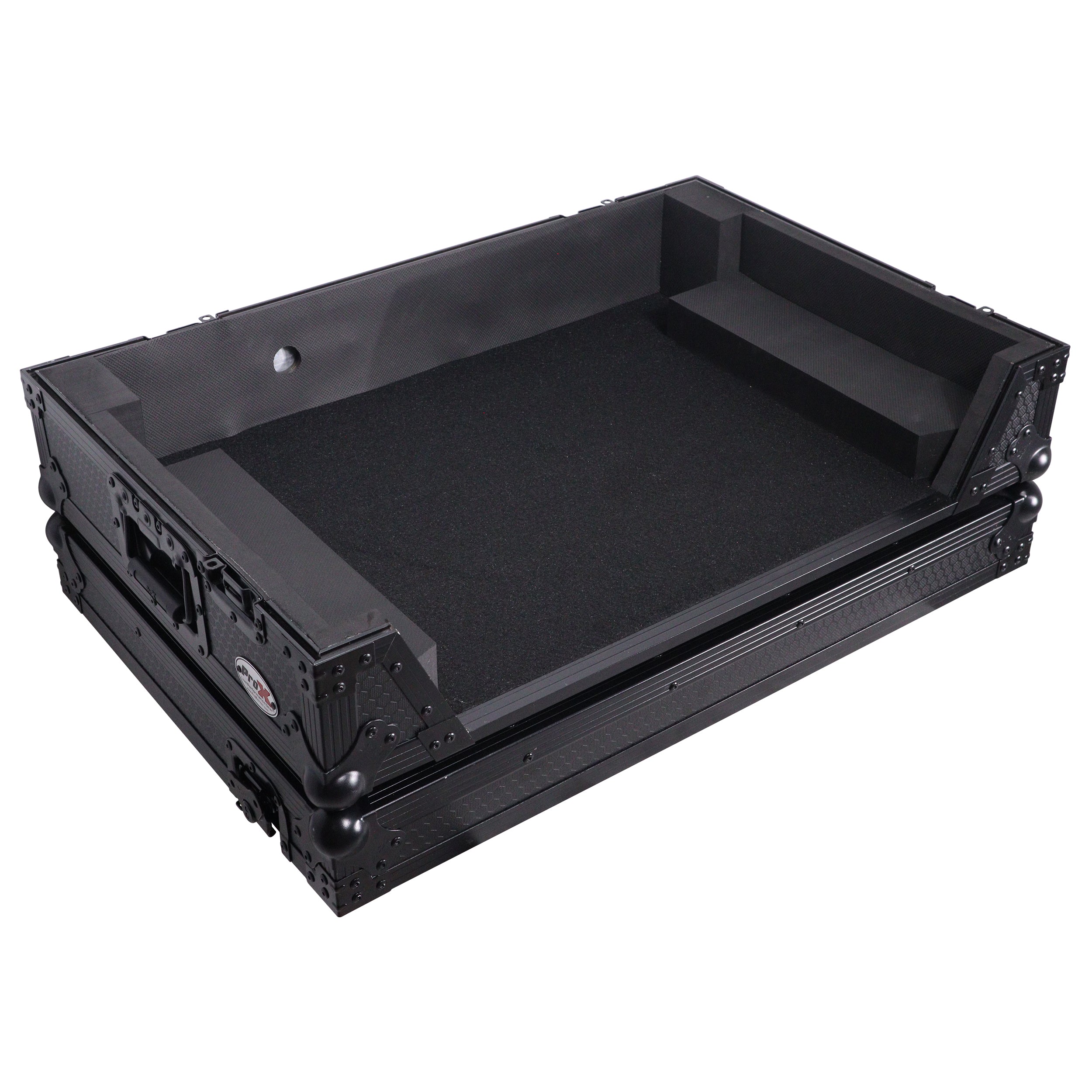 Flight Case For RANE SYSTEM ONE Dj Controller Wheels Black on Black 1U