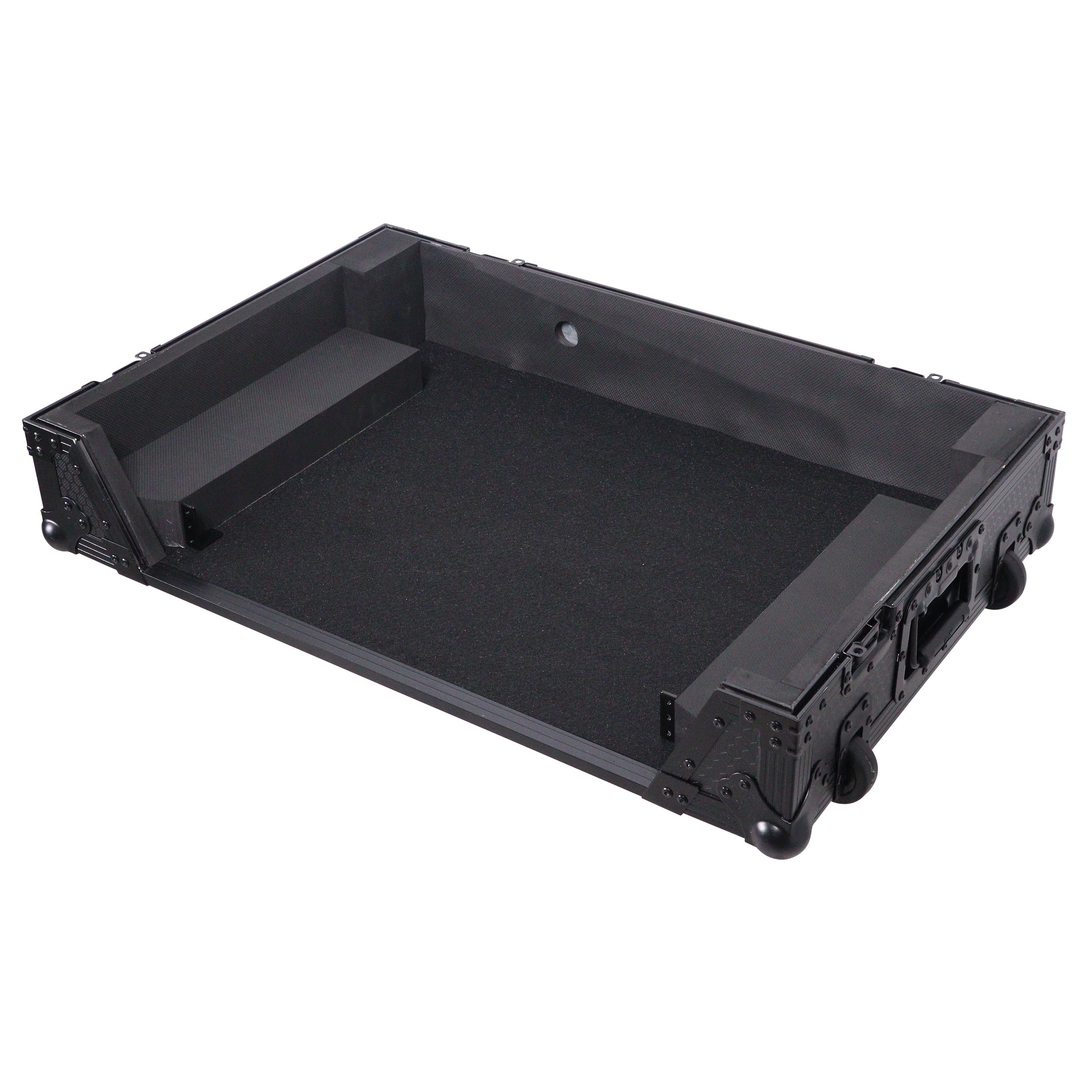 Flight Case For RANE SYSTEM ONE Dj Controller Wheels Black on Black 1U