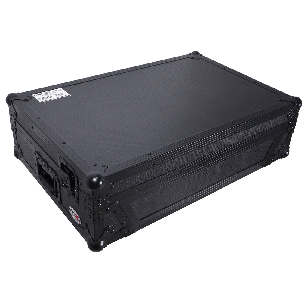 Flight Case For RANE SYSTEM ONE Dj Controller Wheels Black on Black 1U