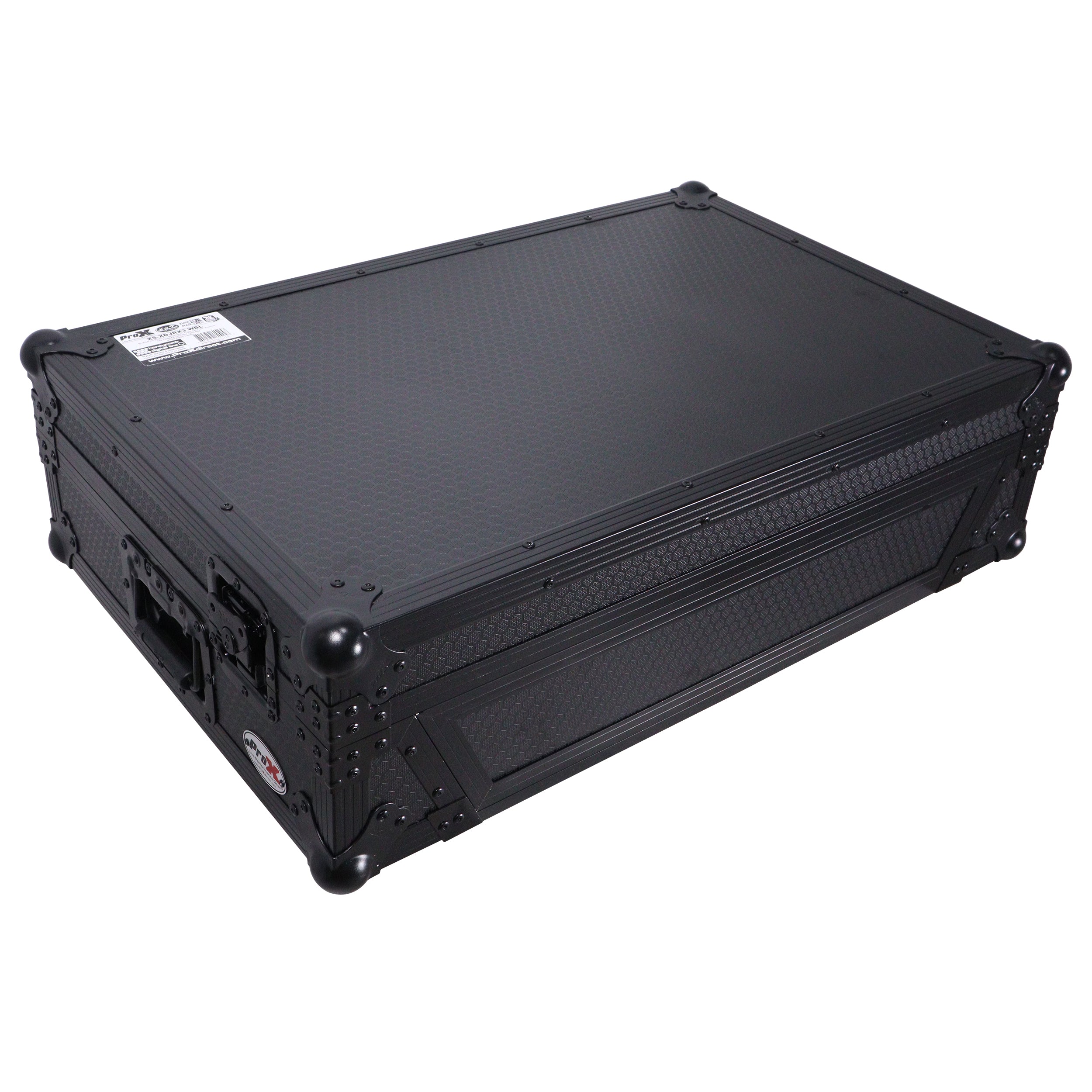 Flight Case For RANE SYSTEM ONE Dj Controller Wheels Black on Black 1U