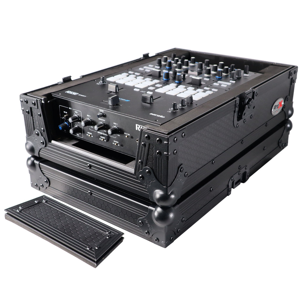 Flight Case for Rane Seventy-Two 72 and Rane Seventy   DJ Mixer | Black on Black