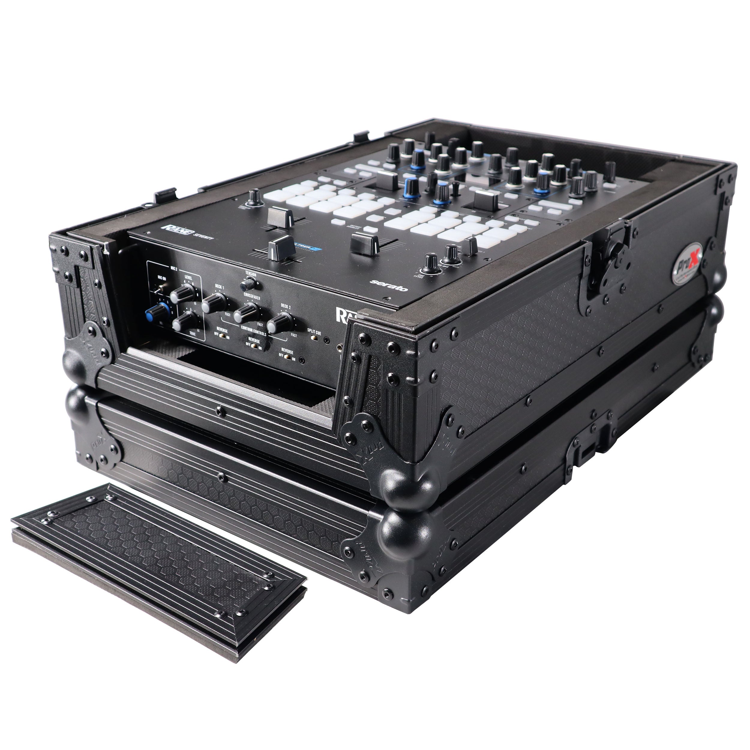 Flight Case for Rane Seventy-Two 72 and Rane Seventy   DJ Mixer | Black on Black