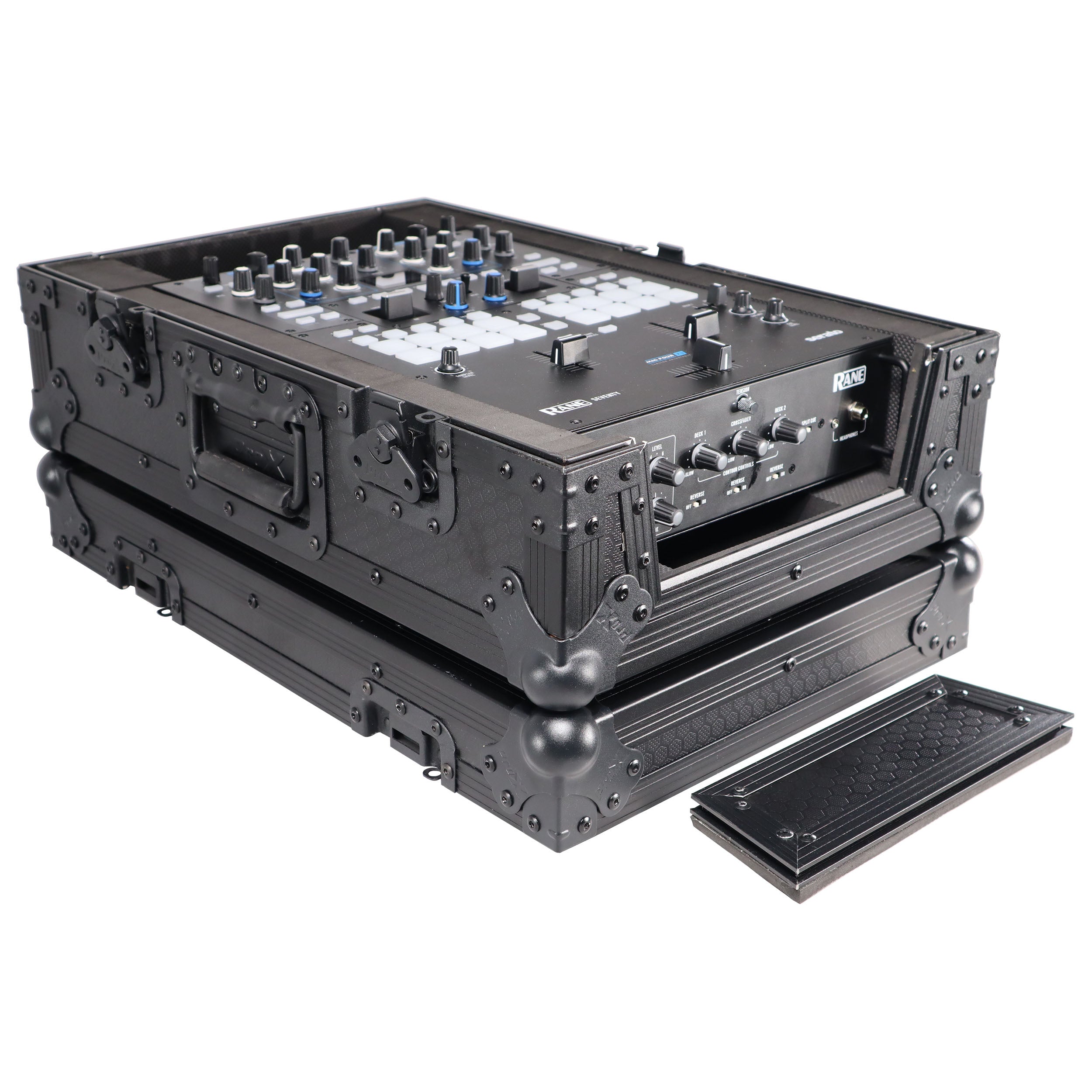 Flight Case for Rane Seventy-Two 72 and Rane Seventy   DJ Mixer | Black on Black